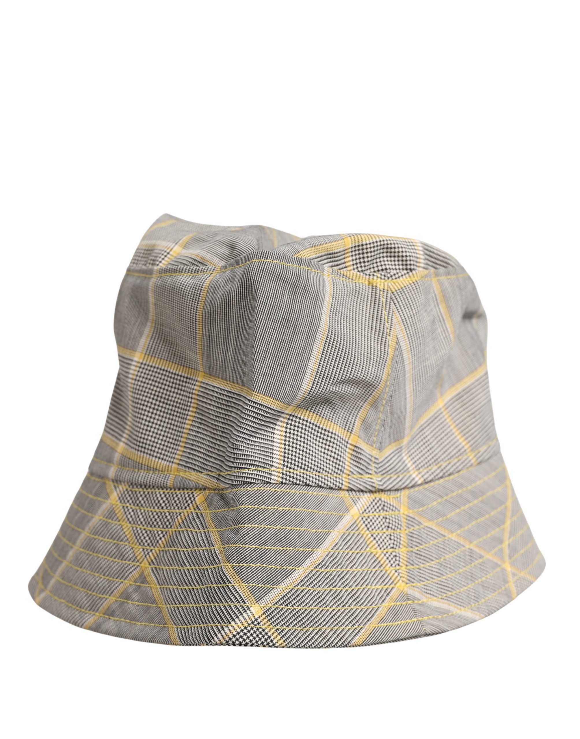 Men Checkered Bucket Fisherman Capello Men's Hat - Dolce & Gabbana - Modalova