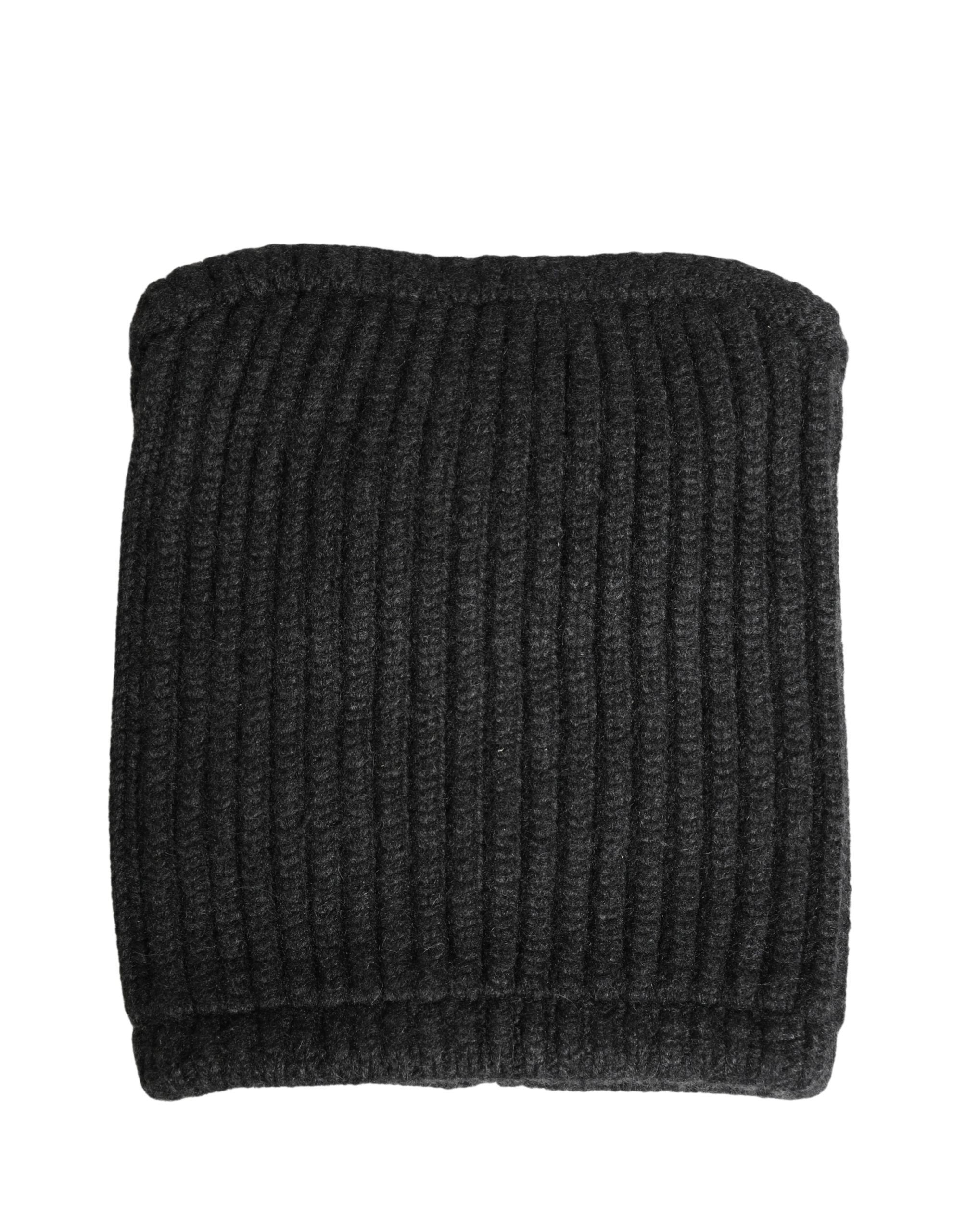 Cashmere Knitted Men Winter Neck Warmer Men's Hat - Dolce & Gabbana - Modalova