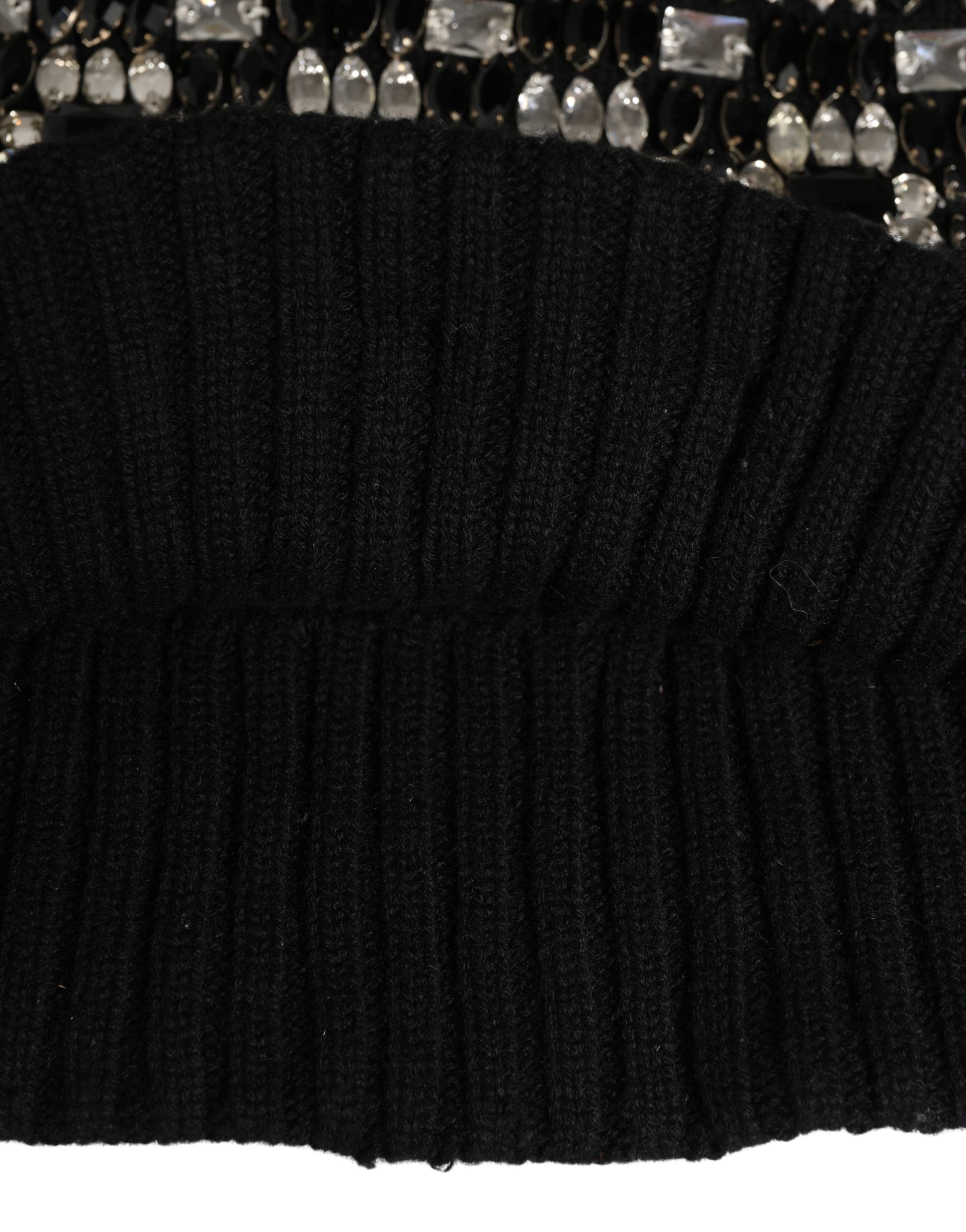 Wool Crystal Embellished Balaclava Women's Hat - Dolce & Gabbana - Modalova