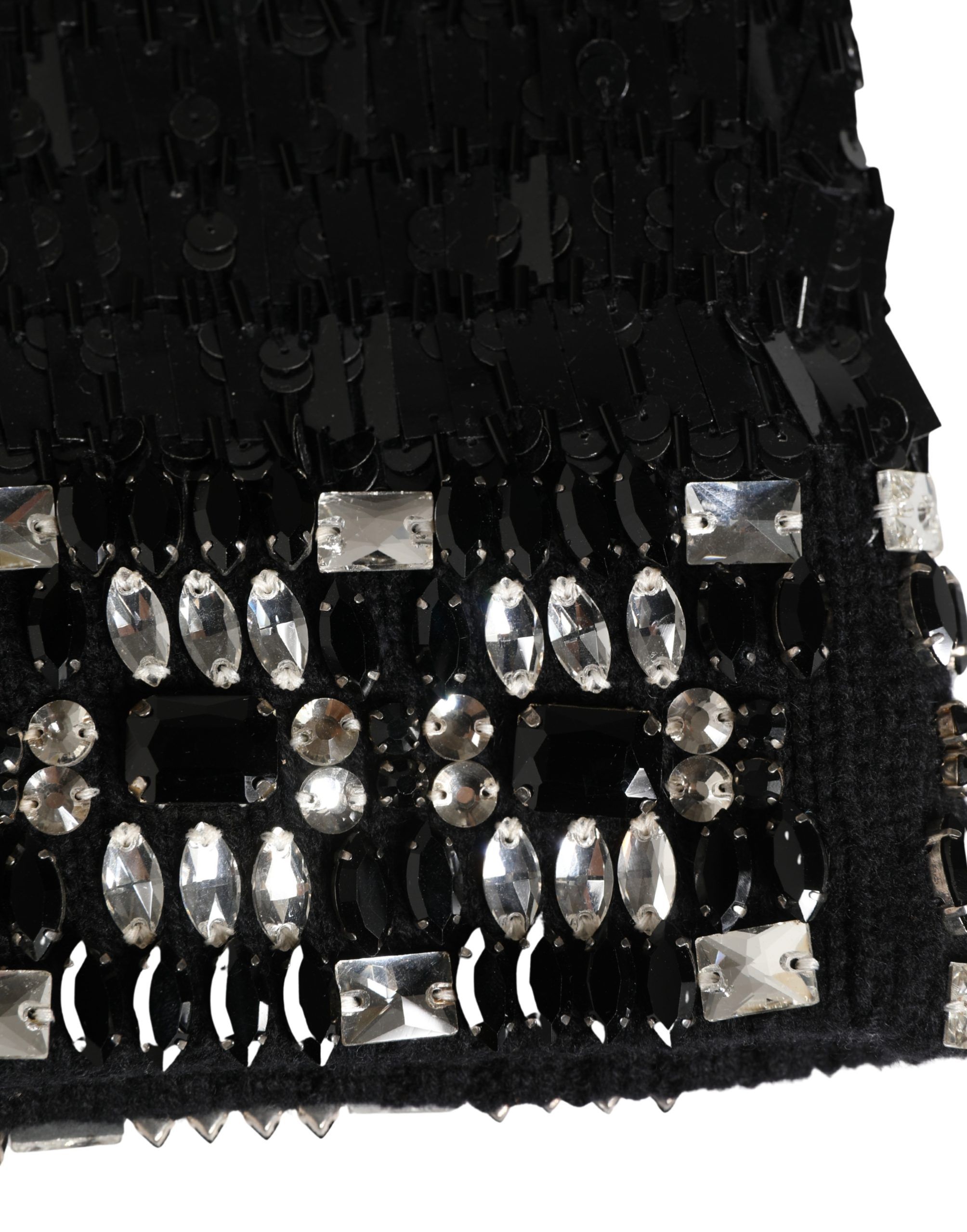 Wool Crystal Embellished Balaclava Women's Hat - Dolce & Gabbana - Modalova