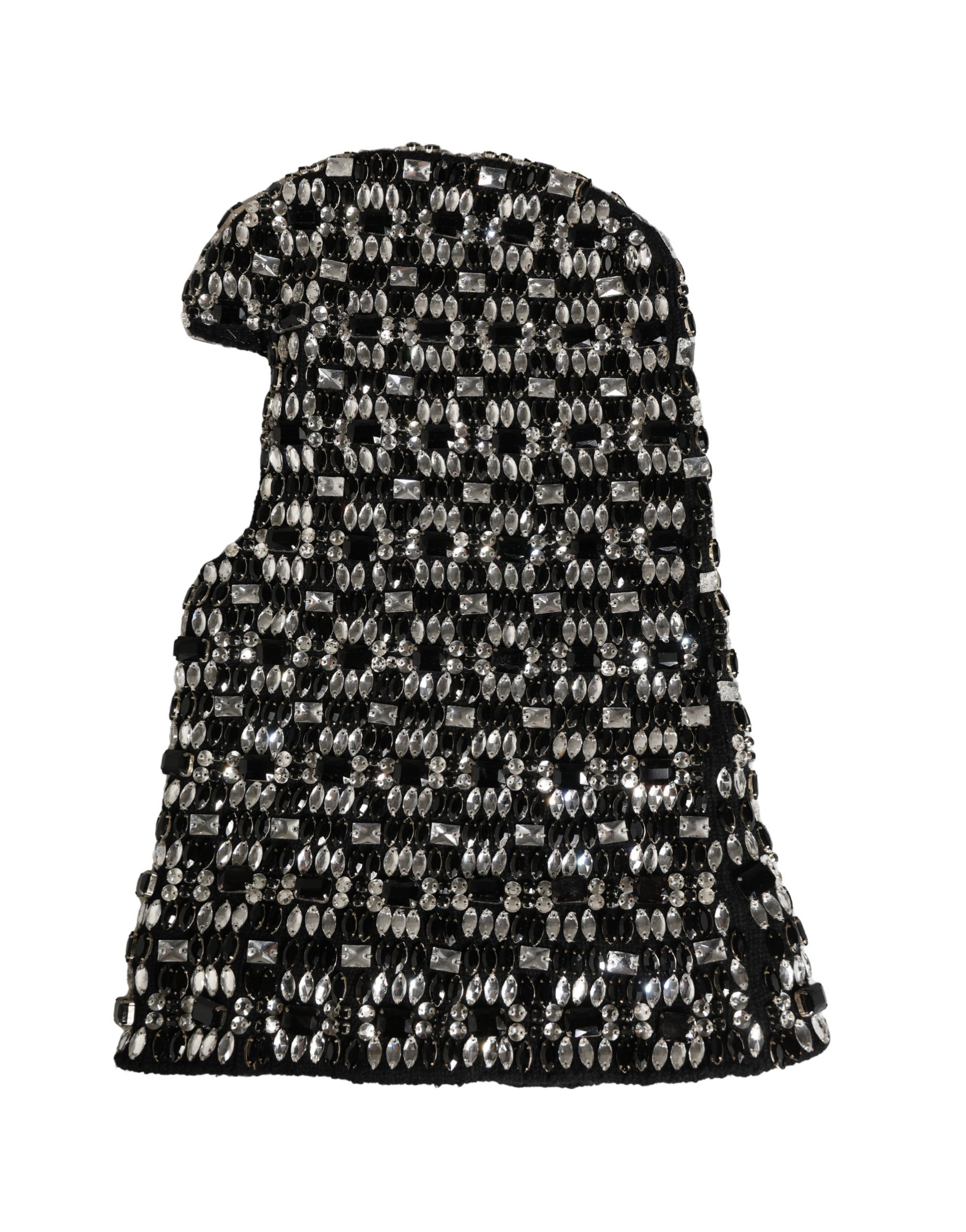 Wool Crystal Embellished Balaclava Women's Hat - Dolce & Gabbana - Modalova