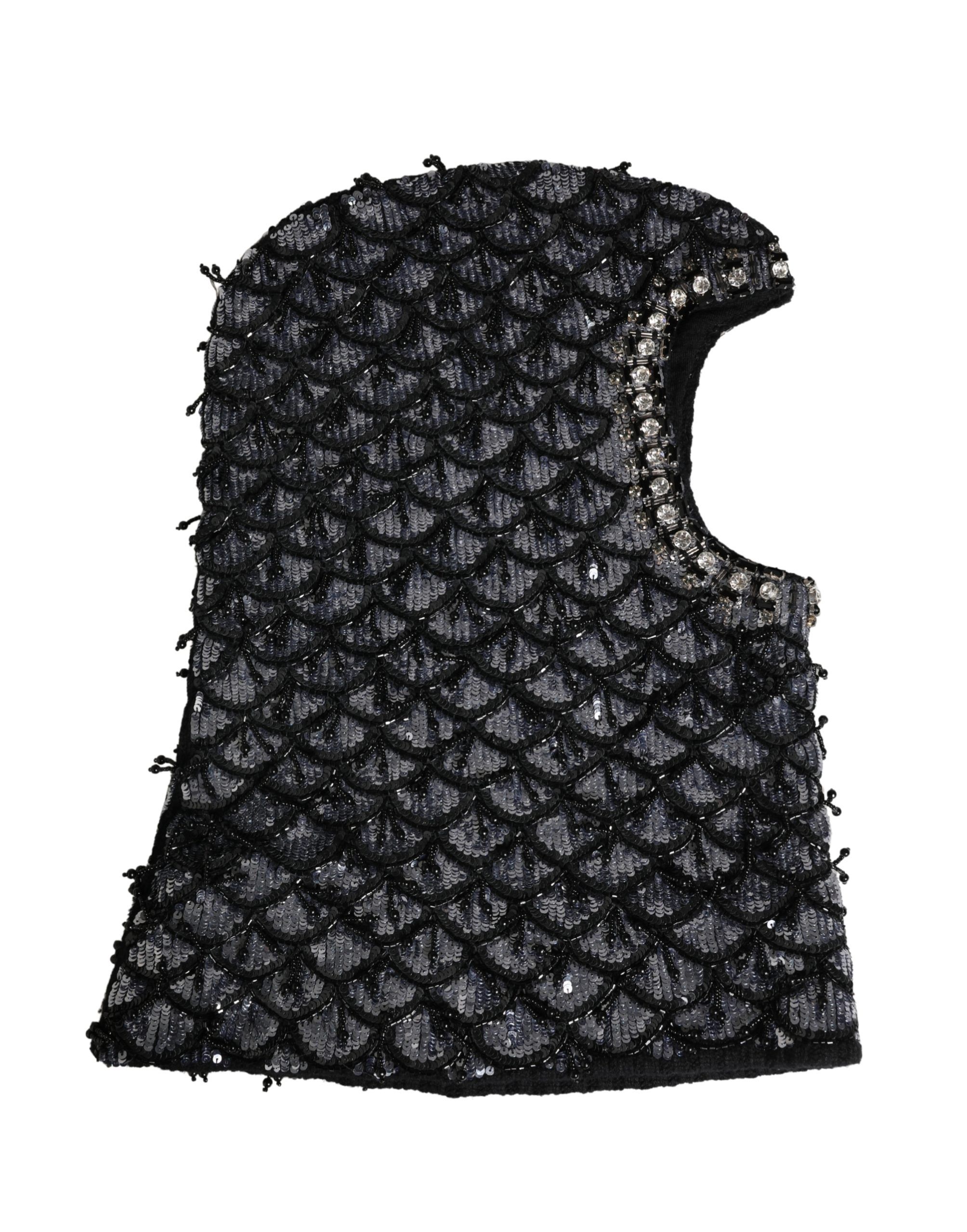 Wool Crystal Embellished Balaclava Women's Hat - Dolce & Gabbana - Modalova