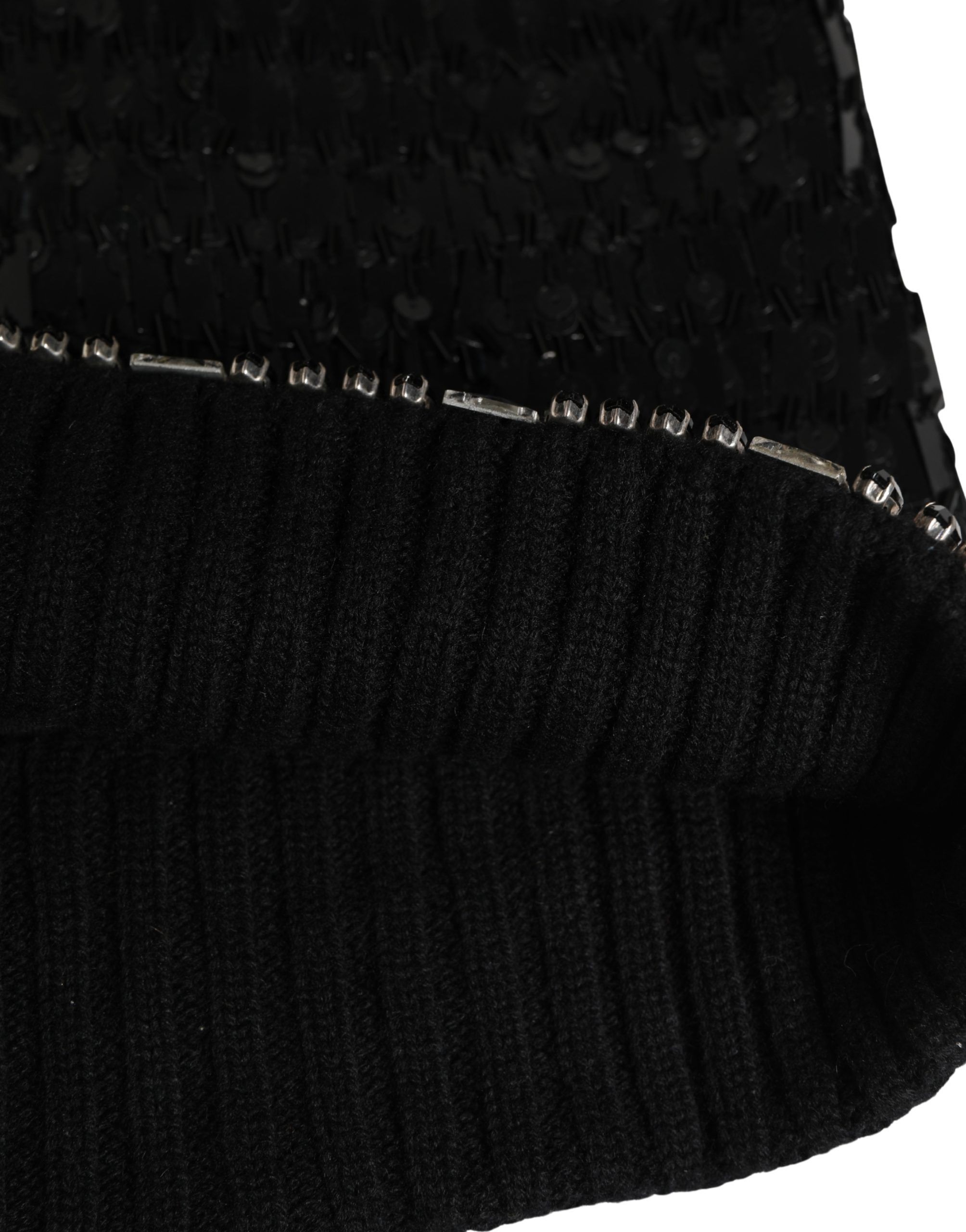 Wool Crystal Embellished Balaclava Women's Hat - Dolce & Gabbana - Modalova