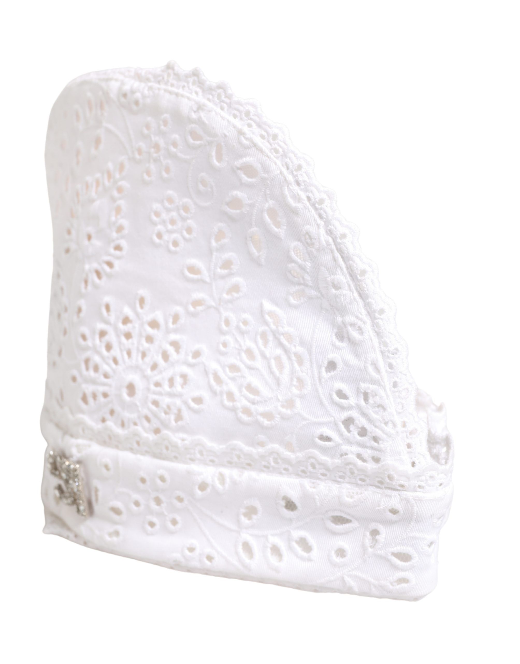 Cotton Embroidered DG Crystal Headwear Women's Hat - Dolce & Gabbana - Modalova
