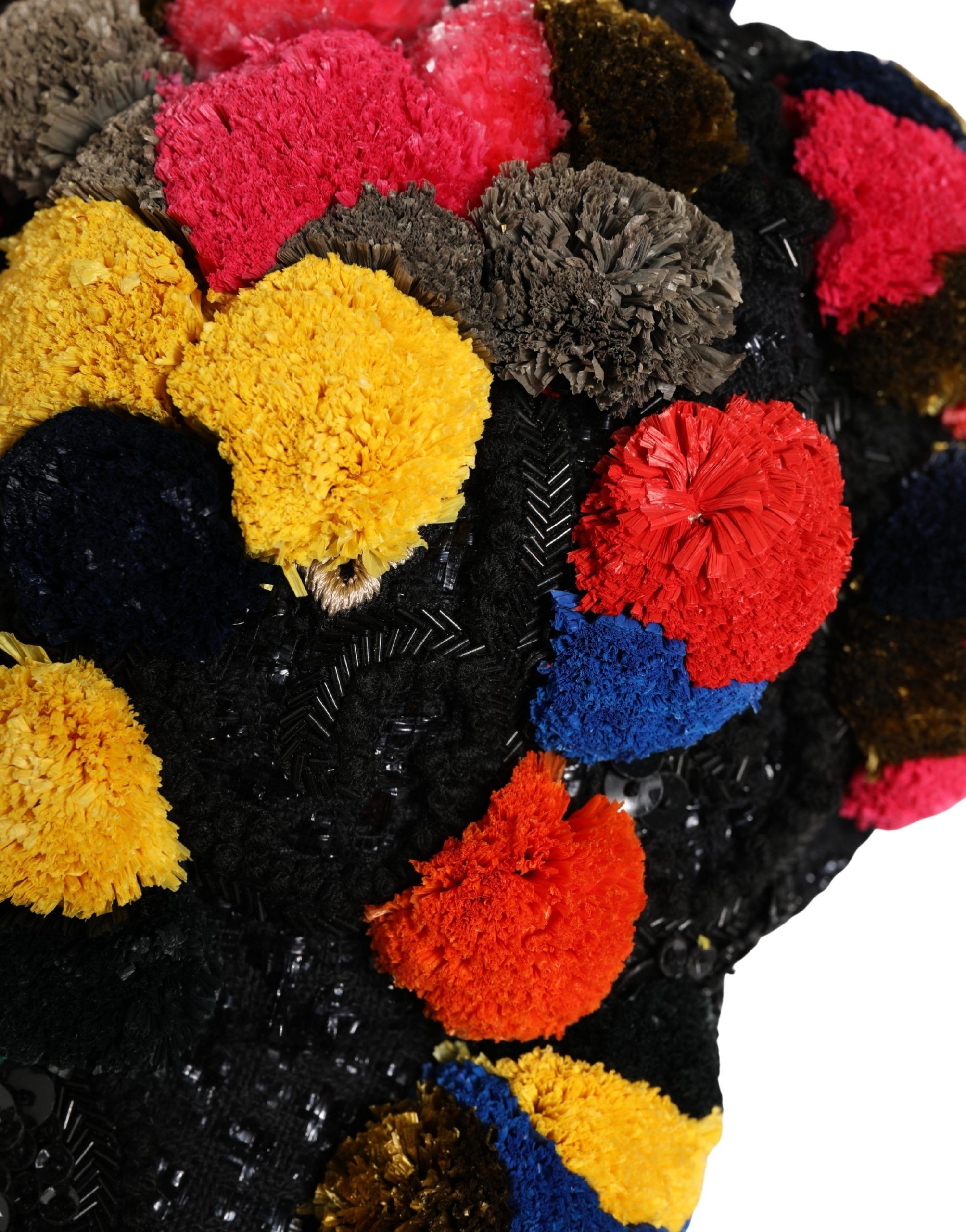 Pom Poms Sequin Embellishment Women's Hat - Dolce & Gabbana - Modalova