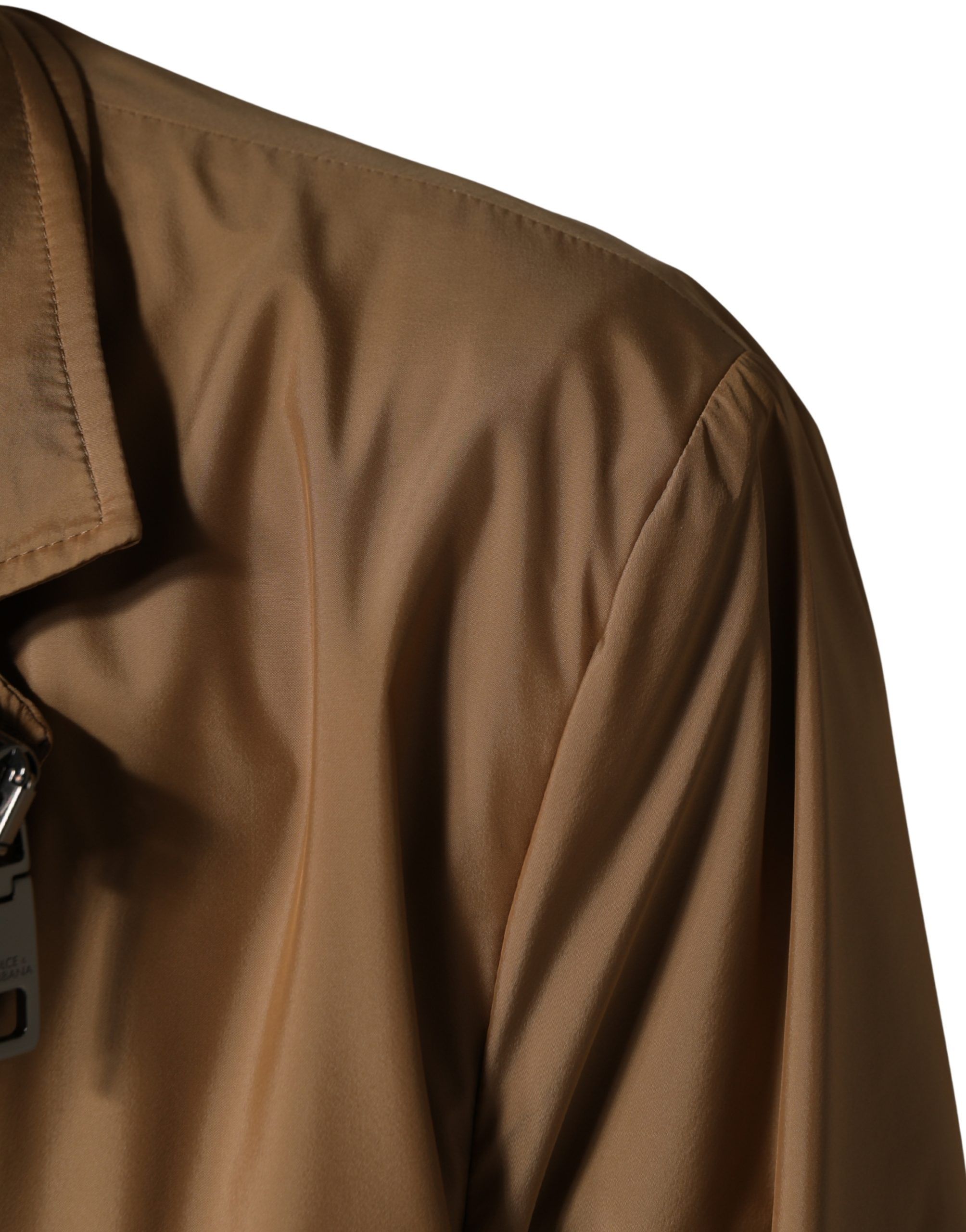Single Breasted Layered Coat Men's Jacket - Dolce & Gabbana - Modalova
