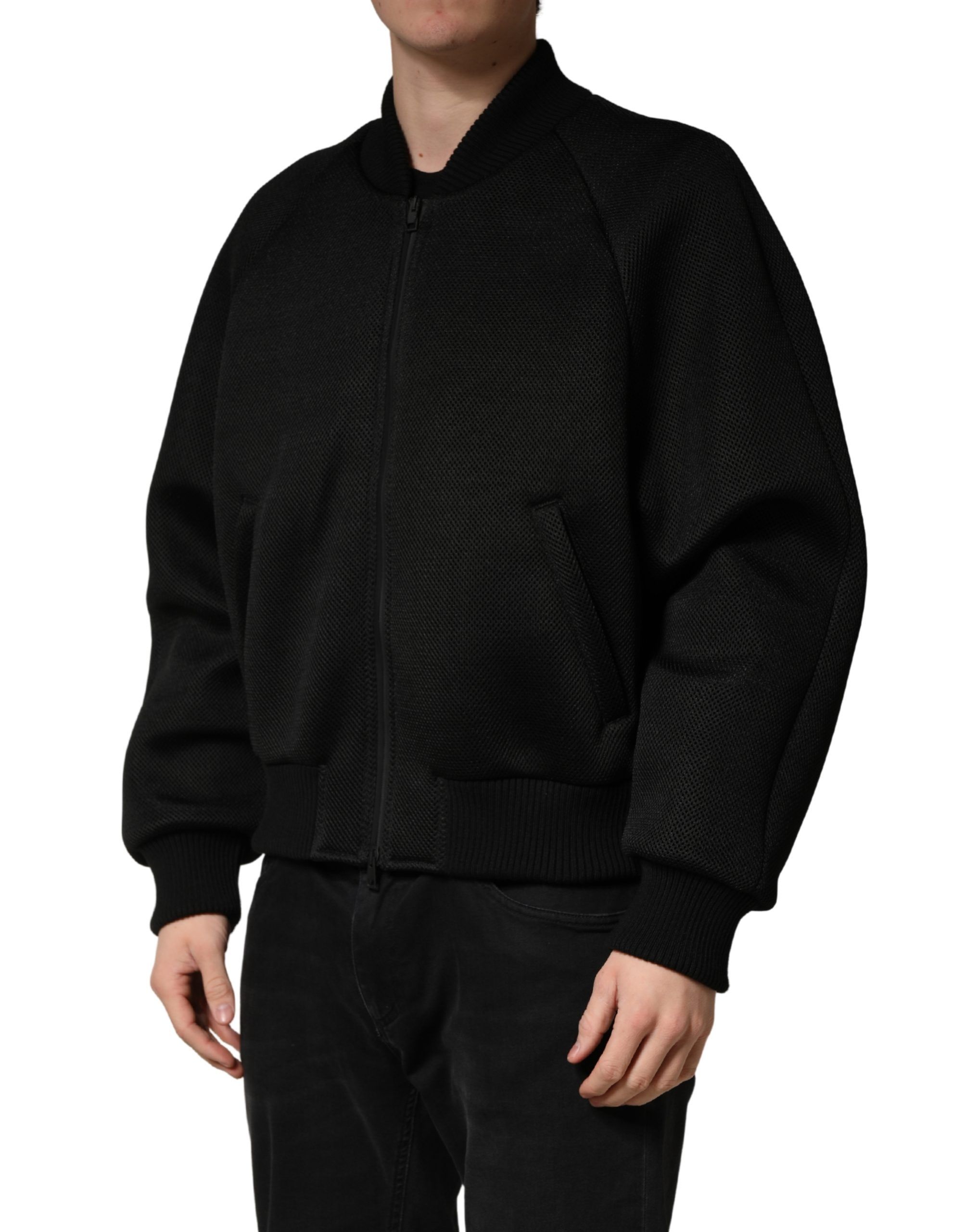 Men Nylon Full Zip Bomber Men's Jacket - Dolce & Gabbana - Modalova