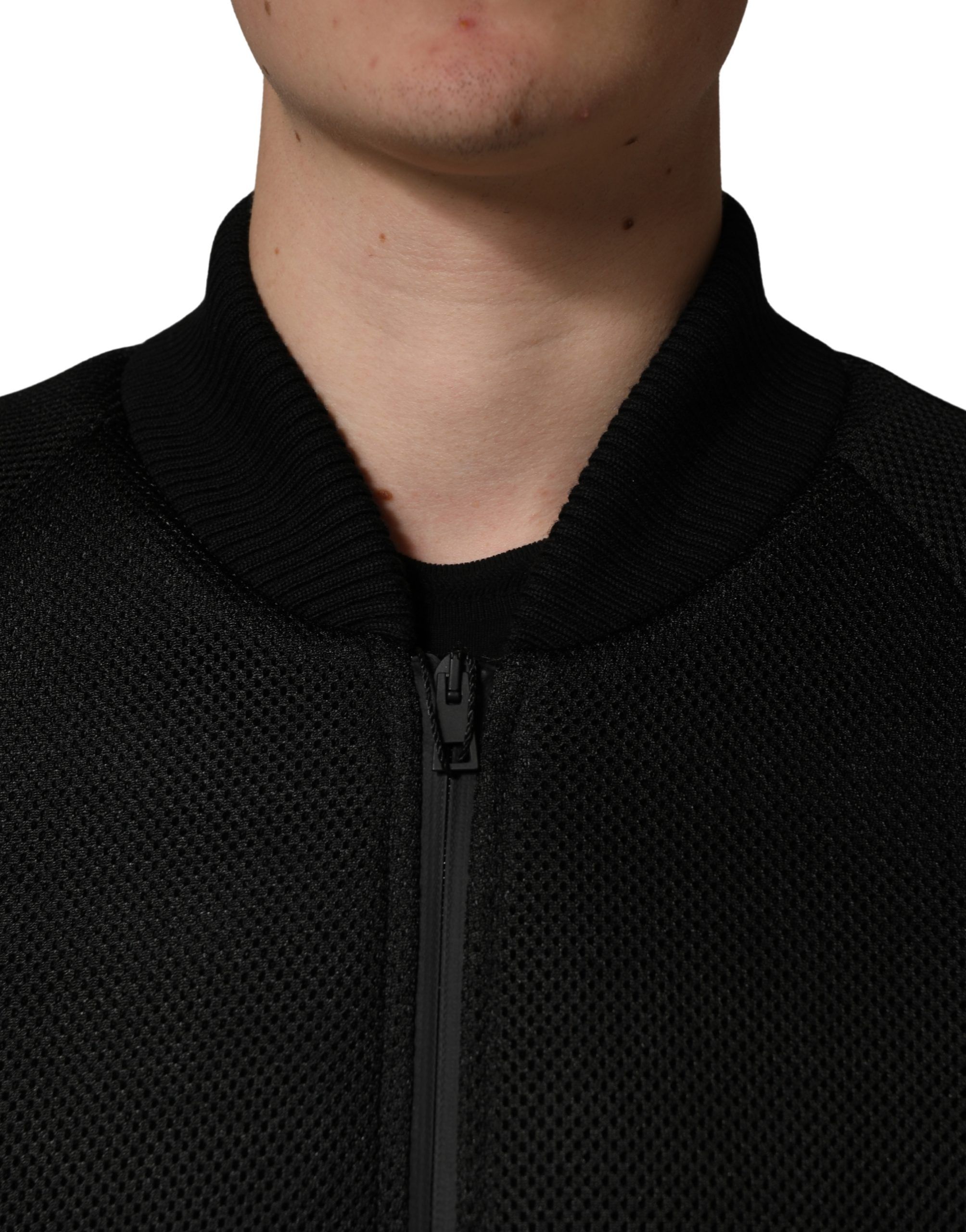 Men Nylon Full Zip Bomber Men's Jacket - Dolce & Gabbana - Modalova