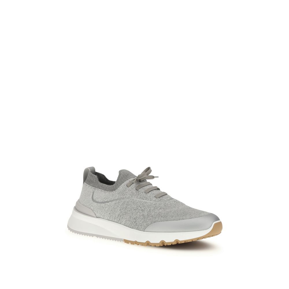 Cotton Athletic Men's Sneakers - Brunello Cucinelli - Modalova