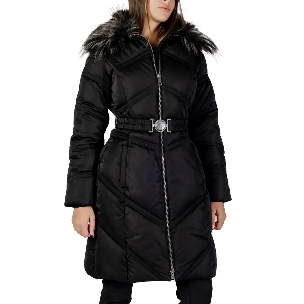 Guess Black Cotton Women's Coat - Guess - Modalova