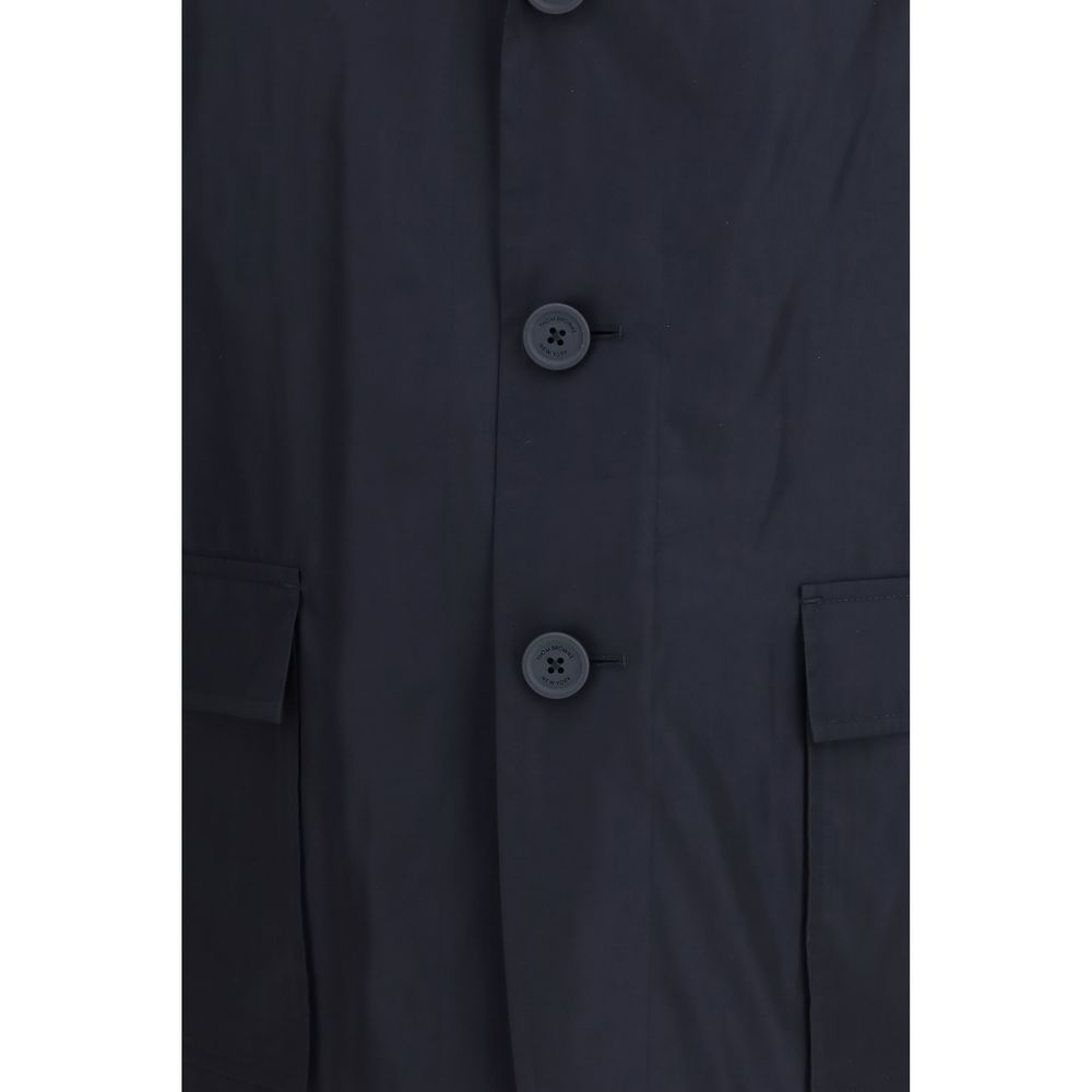 Polyester Full-Length Men's Jacket - Thom Browne - Modalova