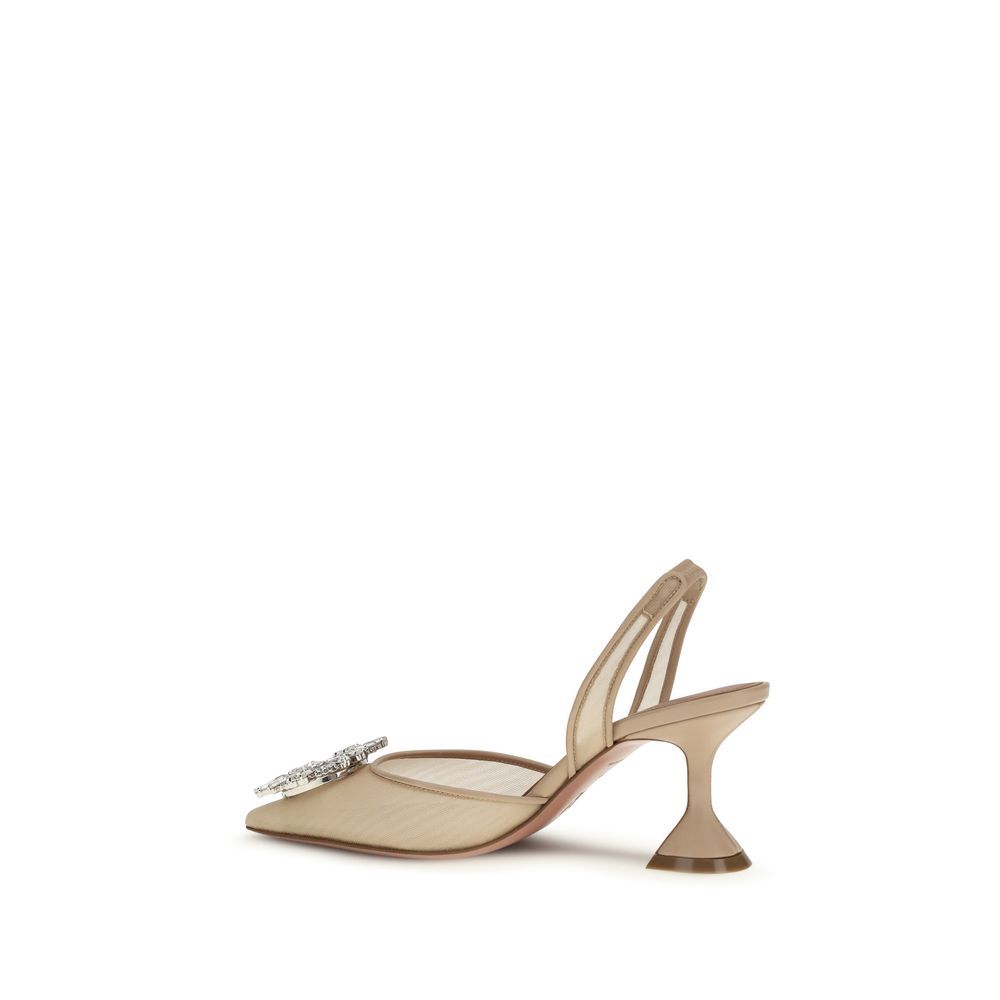 Polyester High Heel Women's Pumps - Amina Muaddi - Modalova