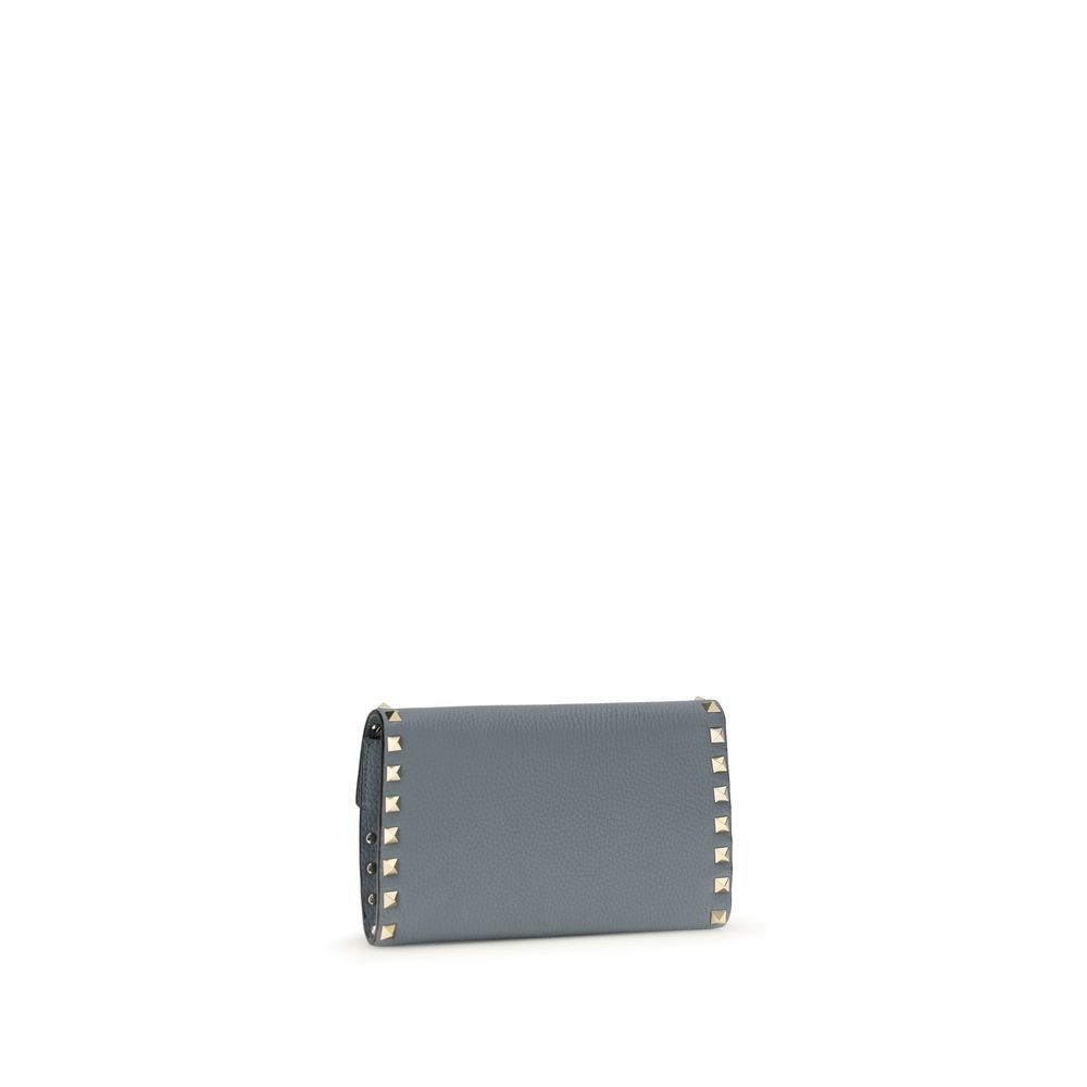 Calf Leather Bos Taurus Women's Wallet - Valentino Garavani - Modalova