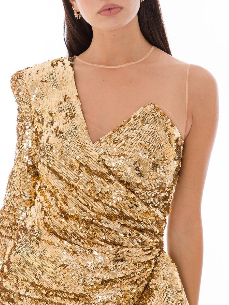 Polyamide Short Women's Dress - Elisabetta Franchi - Modalova
