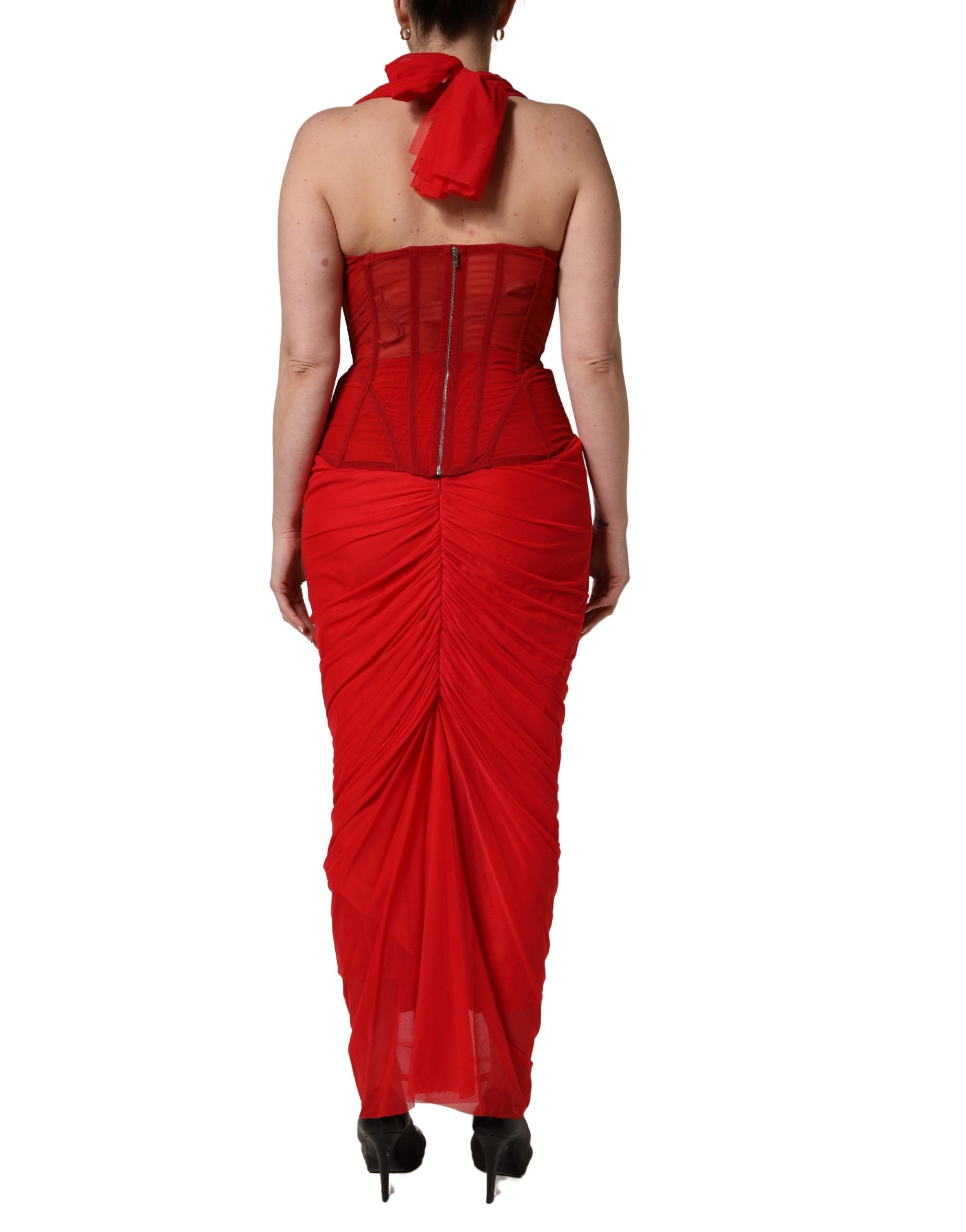 Halter Corset Sleeveless Sheath Women's Dress - Dolce & Gabbana - Modalova