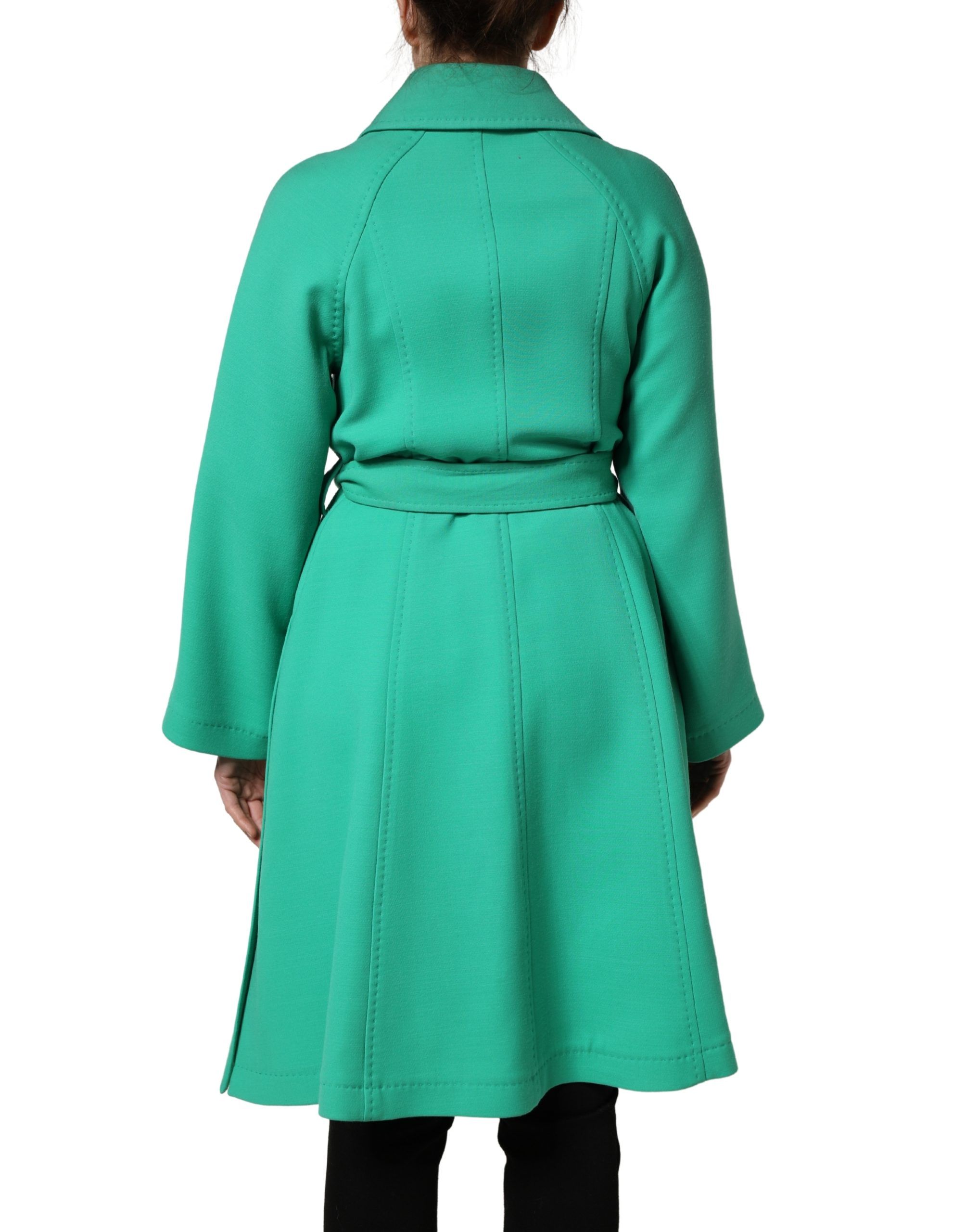 Buttoned Down Belt Trench Coat Women's Jacket (Pre-Owned) - Dolce & Gabbana - Modalova