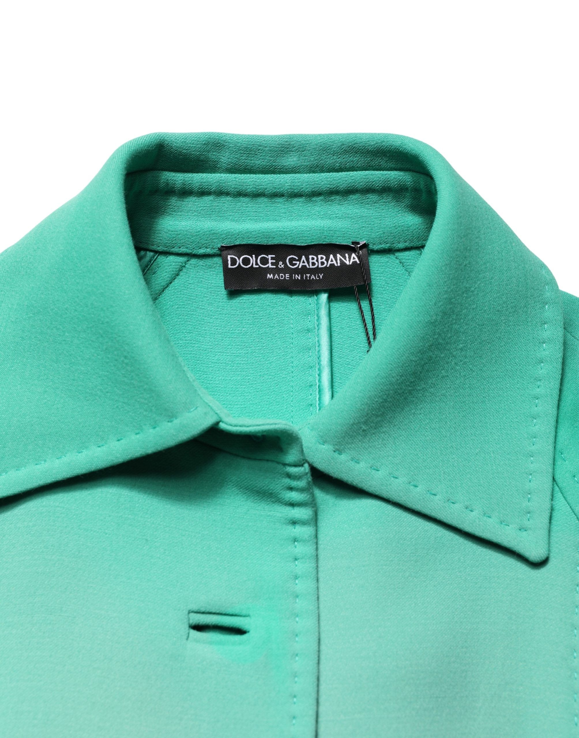 Buttoned Down Belt Trench Coat Women's Jacket (Pre-Owned) - Dolce & Gabbana - Modalova