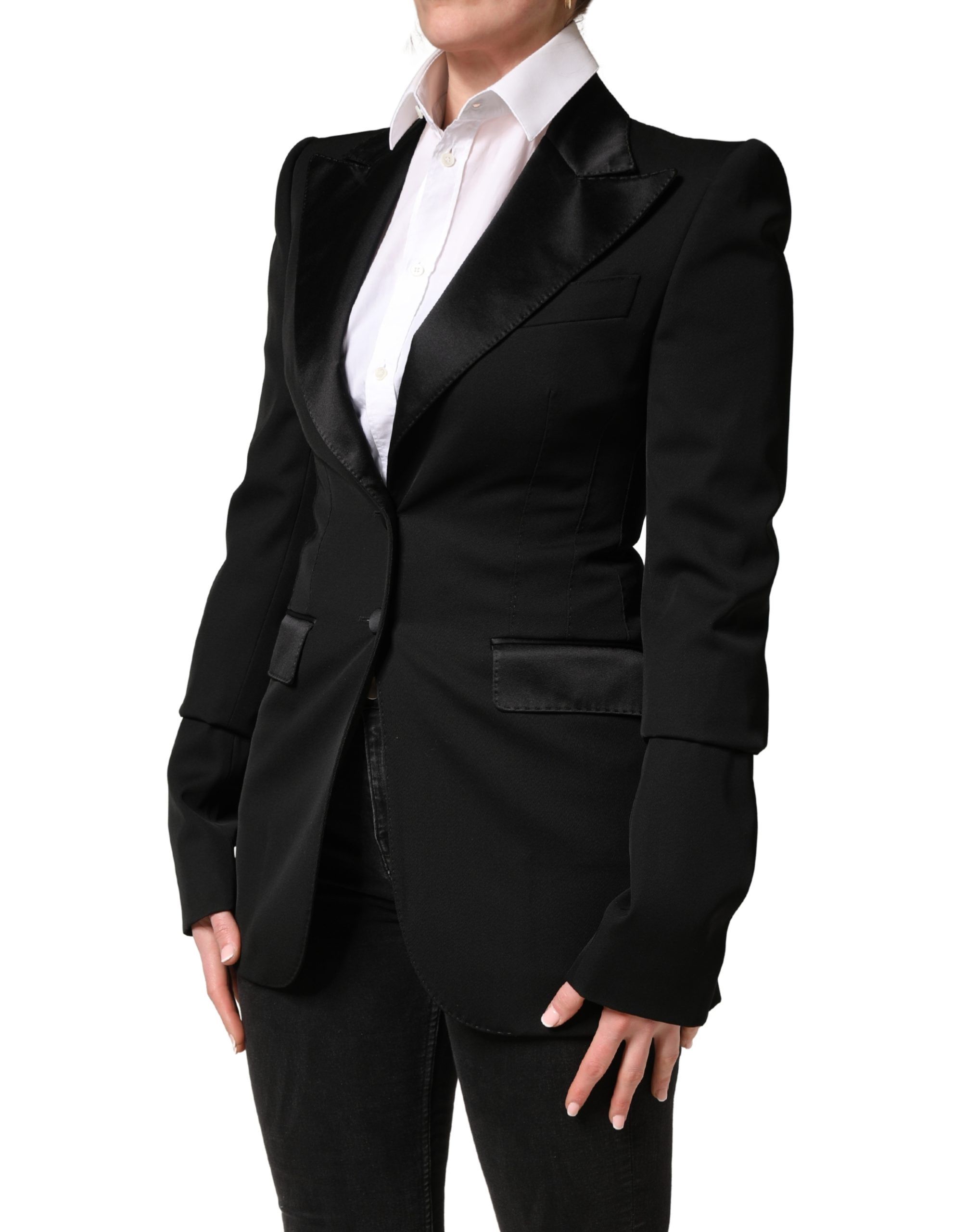 Wool Single Breasted Blazer Women's Jacket - Dolce & Gabbana - Modalova