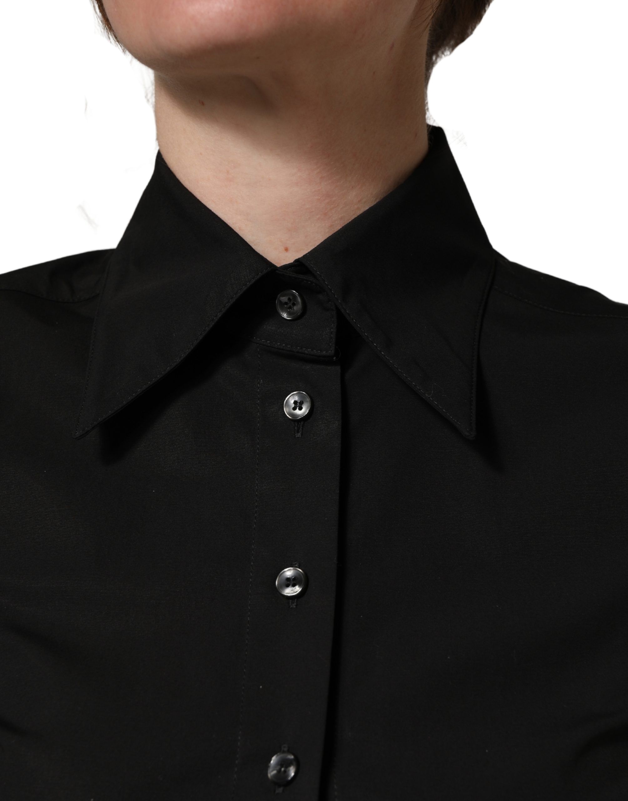 Cotton Sleeveless Collared Blouse Women's Top - Dolce & Gabbana - Modalova