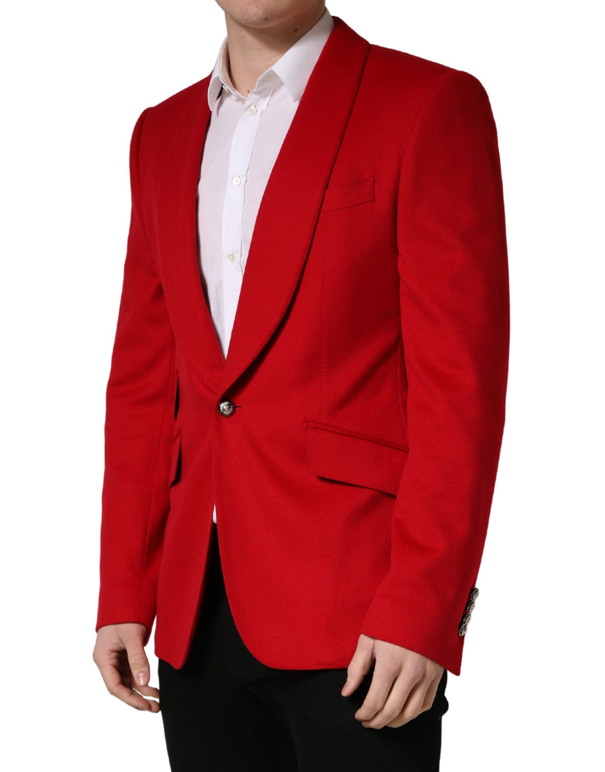 Cashmere Single Breasted Jacket Men's Blazer - Dolce & Gabbana - Modalova
