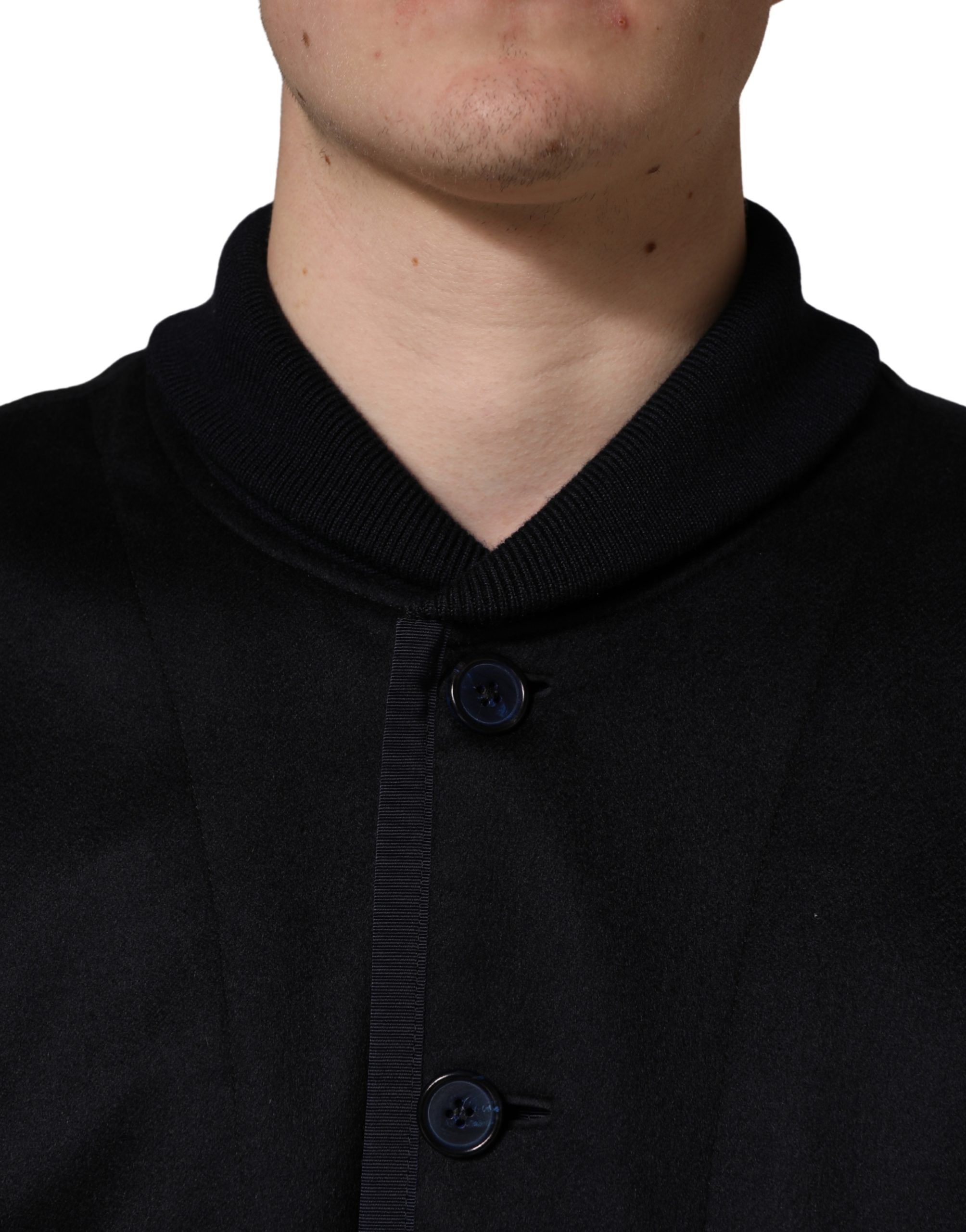 Cashmere Knitted Button Down Men's Jacket - Dolce & Gabbana - Modalova