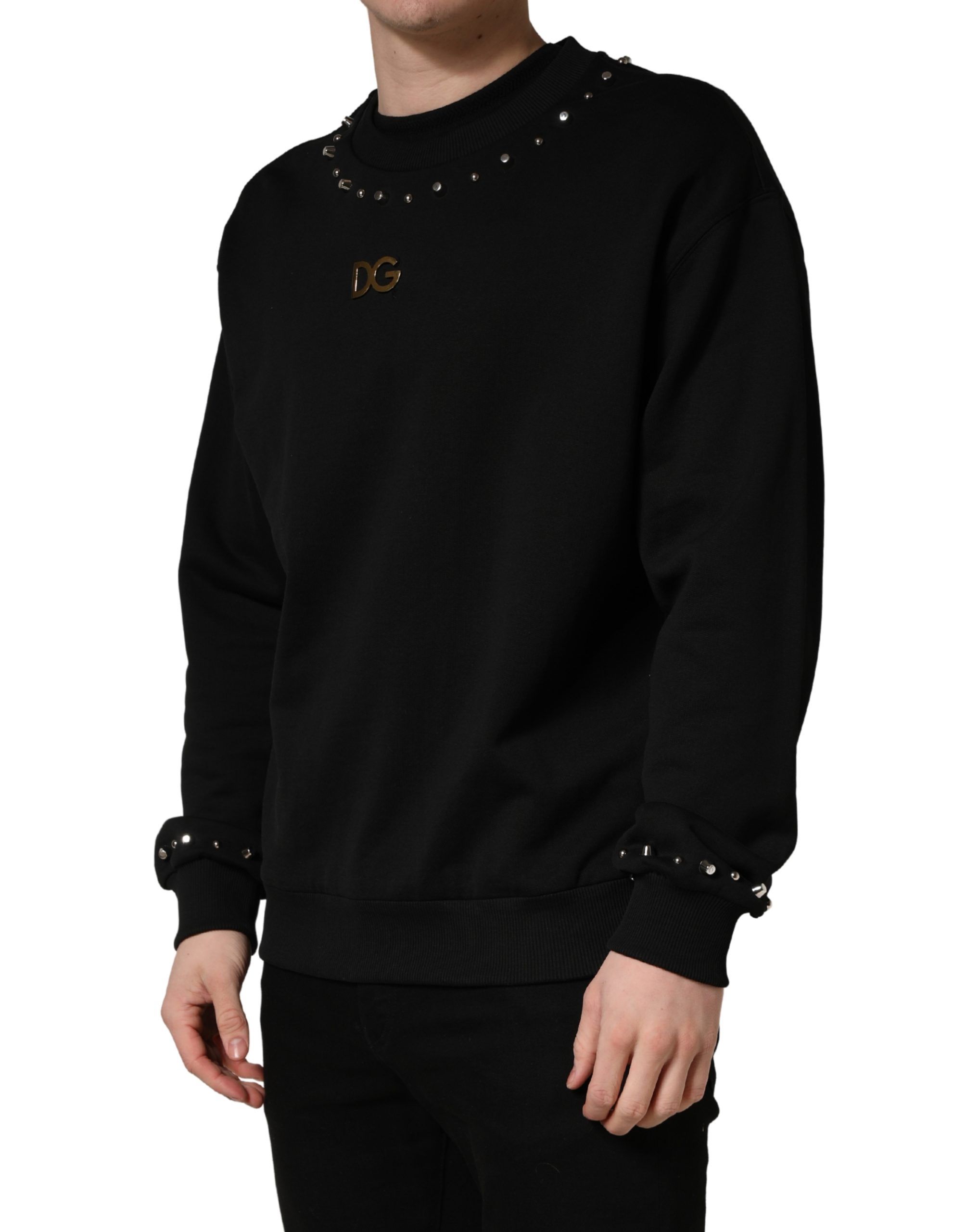 Embellished Cotton Sweatshirt Men's Sweater (Pre-Owned) - Dolce & Gabbana - Modalova