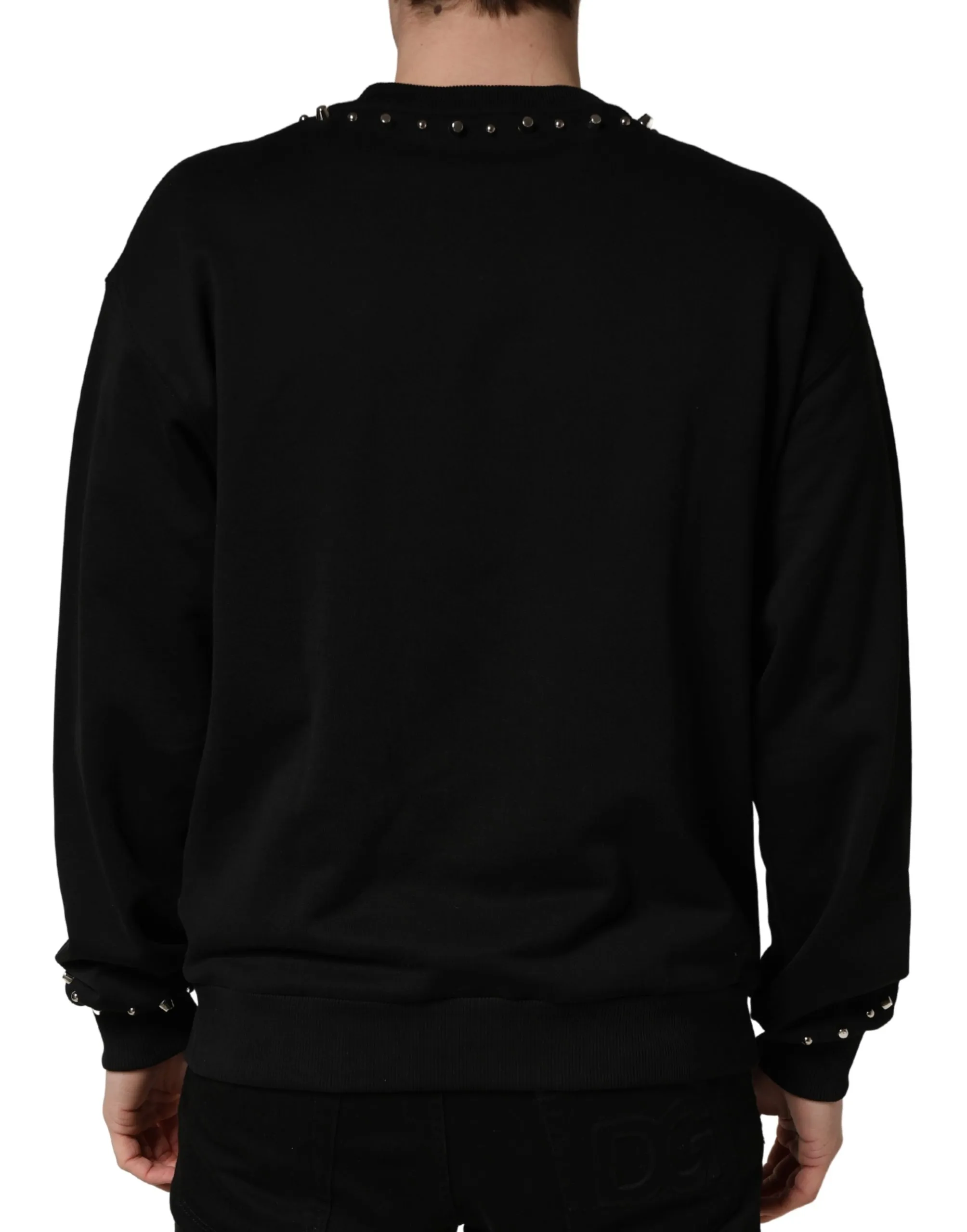 Embellished Cotton Sweatshirt Men's Sweater (Pre-Owned) - Dolce & Gabbana - Modalova