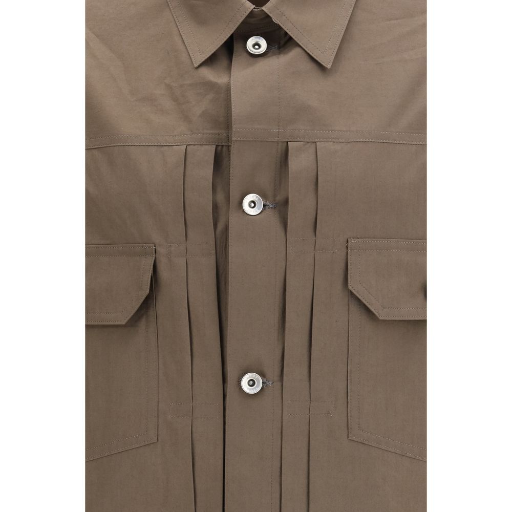 Sacai Bicolor Cotton Men's Coat - Sacai - Modalova