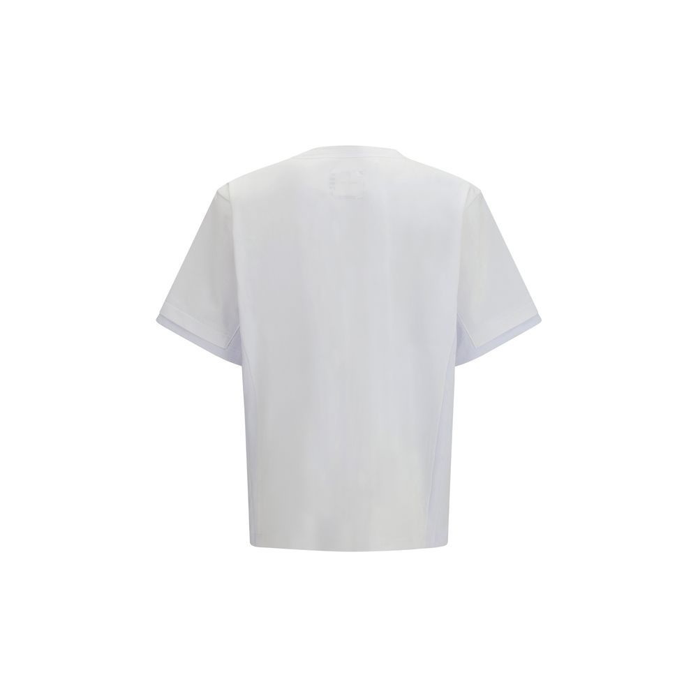 Sacai White Cotton Men's T-Shirt - Sacai - Modalova