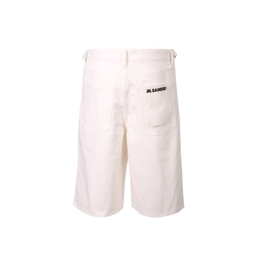 Jil Sander White Denim Men's Shorts - Jil Sander - Modalova