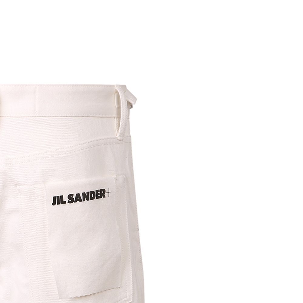 Jil Sander White Denim Men's Shorts - Jil Sander - Modalova