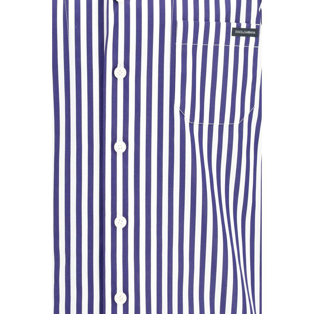 Cotton Pattern Men's Shirt - Dolce & Gabbana - Modalova