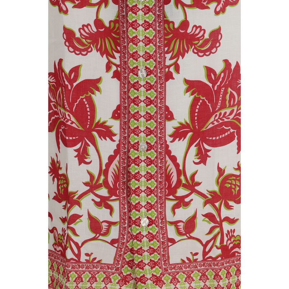 Linen Pattern Men's Shirt - Etro - Modalova