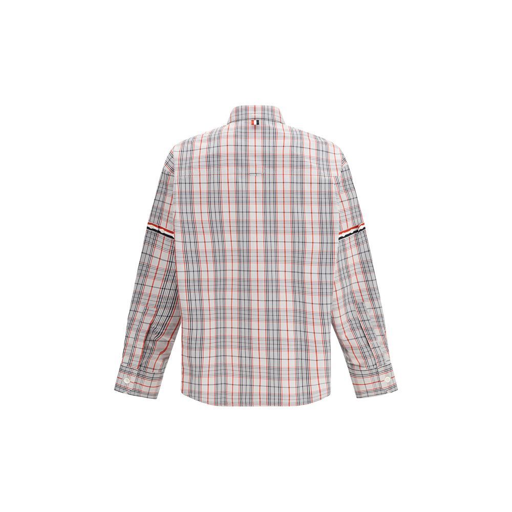 Fabric Pattern Men's Shirt - Thom Browne - Modalova