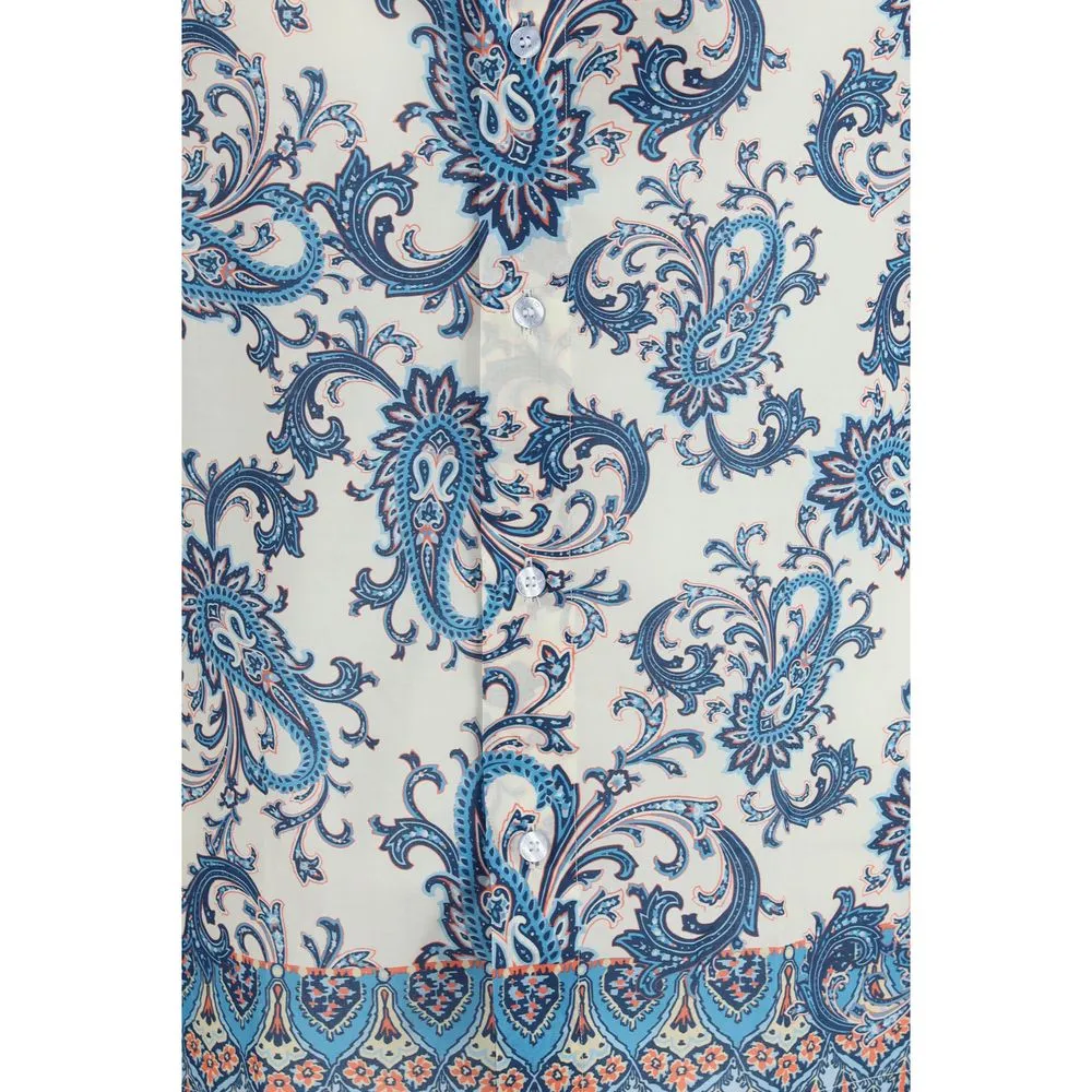 Cotton Pattern Men's Shirt - Etro - Modalova