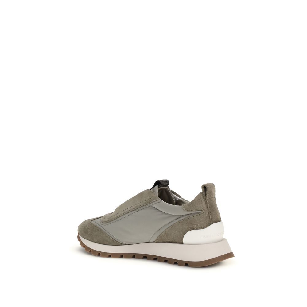 Polyester Women's Sneakers - Brunello Cucinelli - Modalova