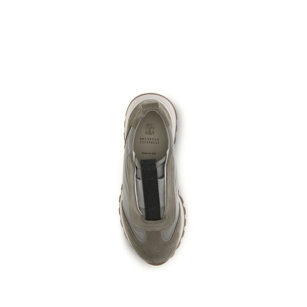 Polyester Women's Sneakers - Brunello Cucinelli - Modalova