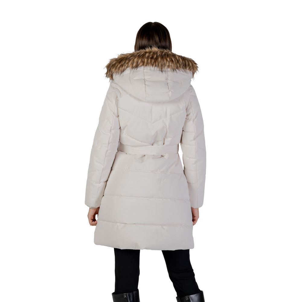 Guess Cream Polyester Women's Coat - Guess - Modalova