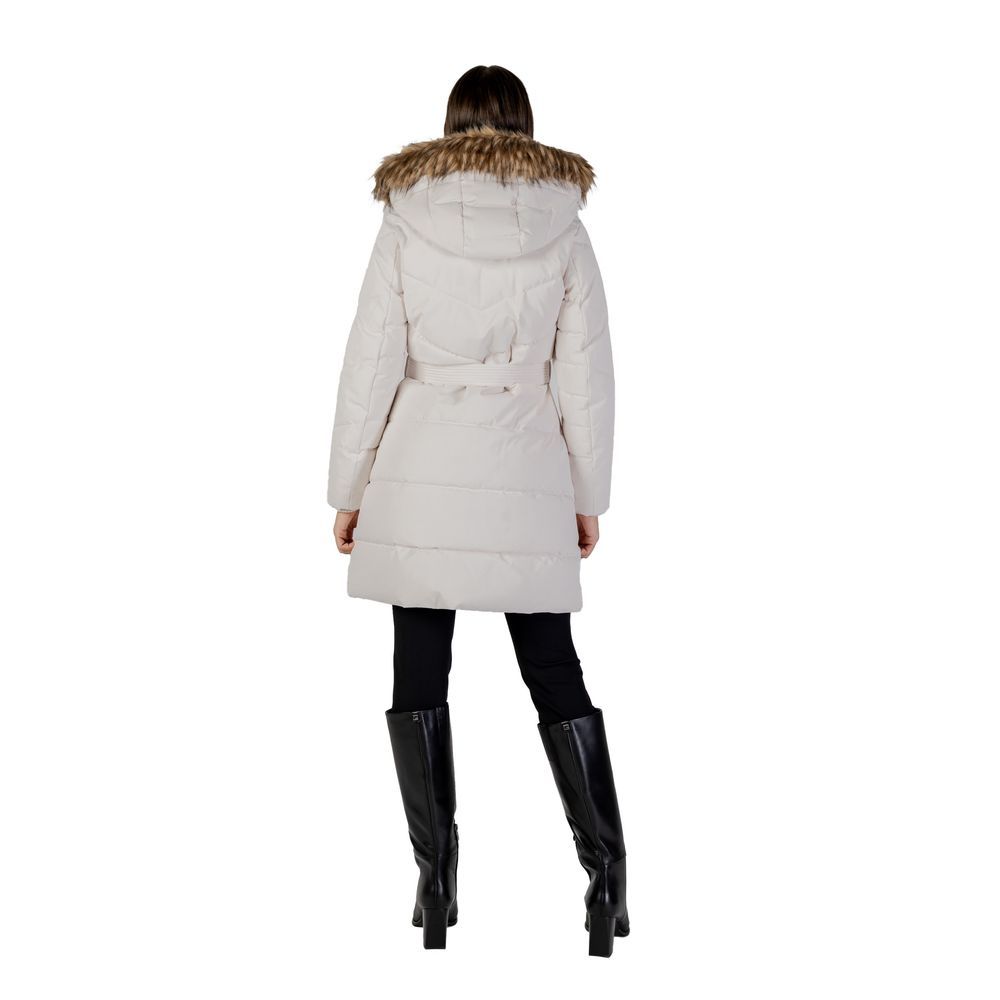 Guess Cream Polyester Women's Coat - Guess - Modalova