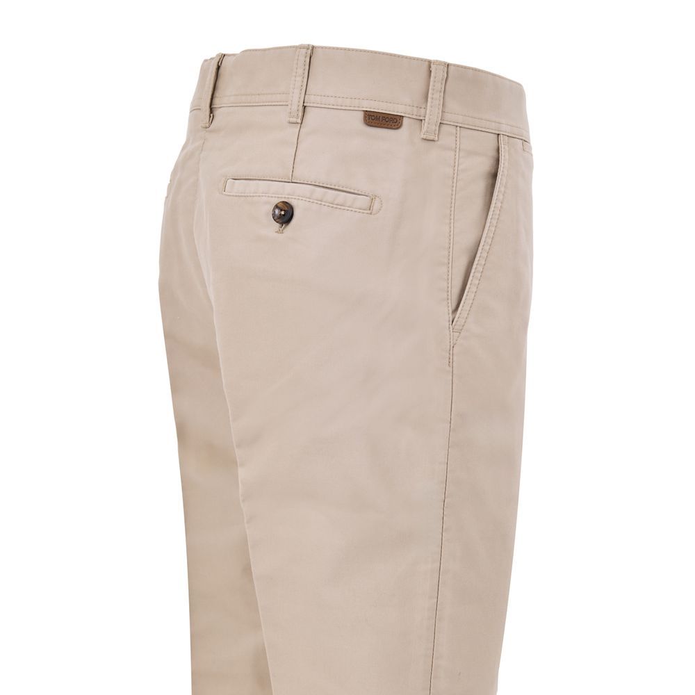 Cotton Chino Men's Pants - Tom Ford - Modalova
