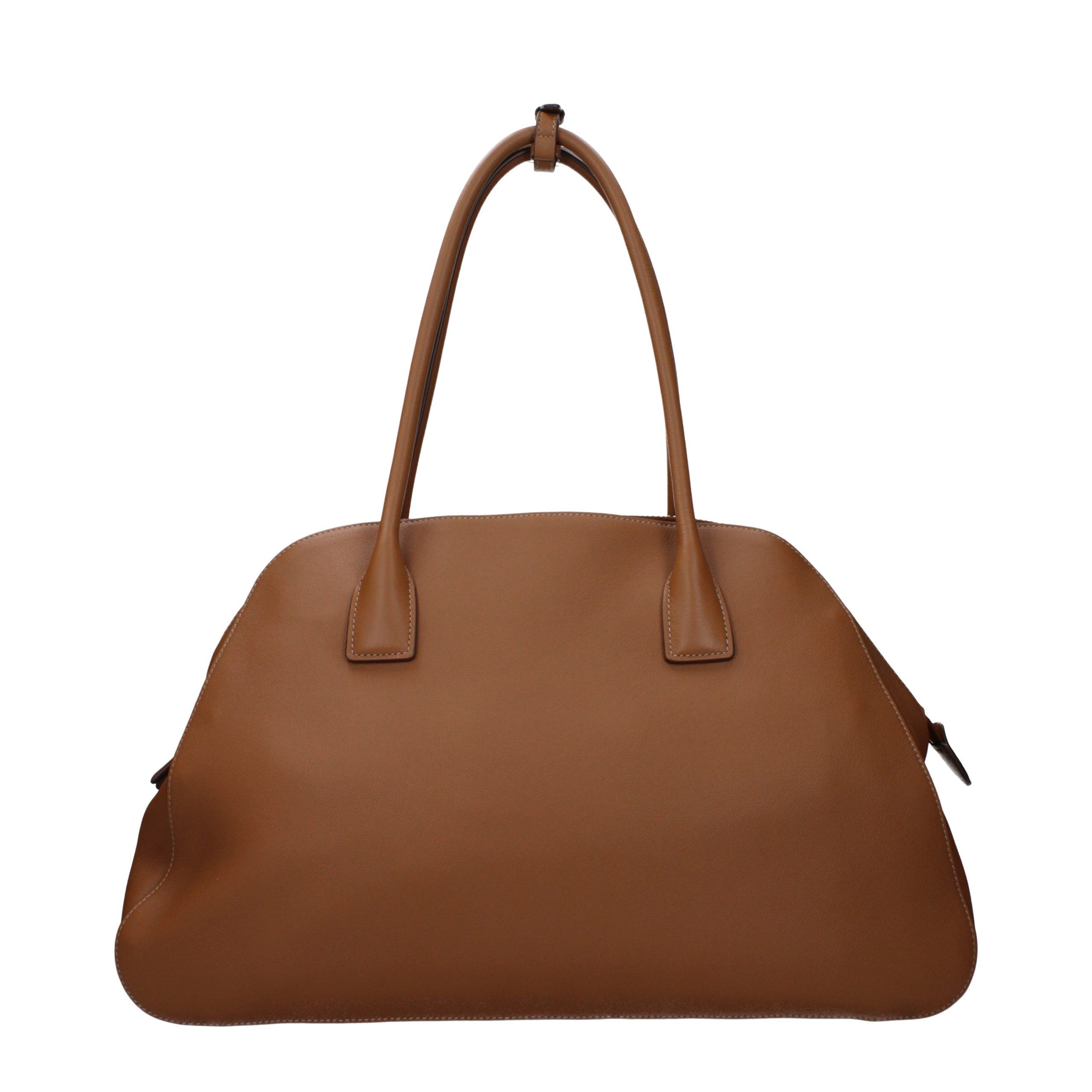 Leather Shoulder Women's Bag - Prada - Modalova