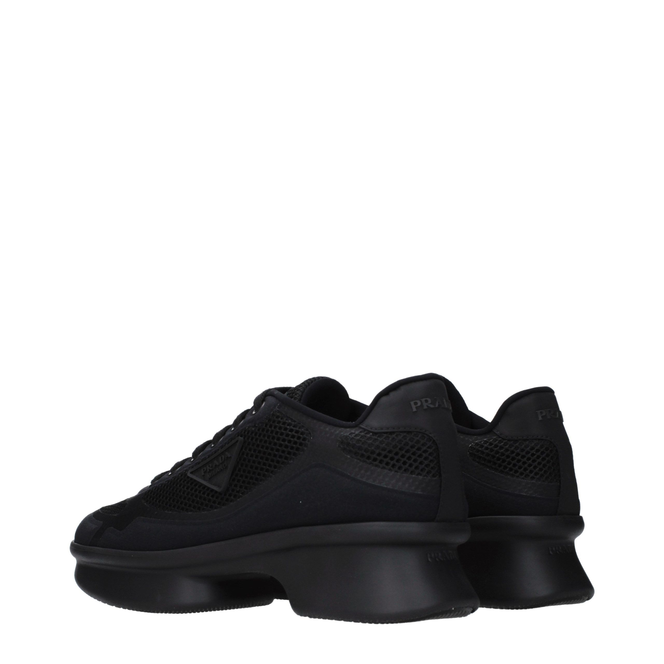 Fabric Low Top Women's Sneakers - Prada - Modalova