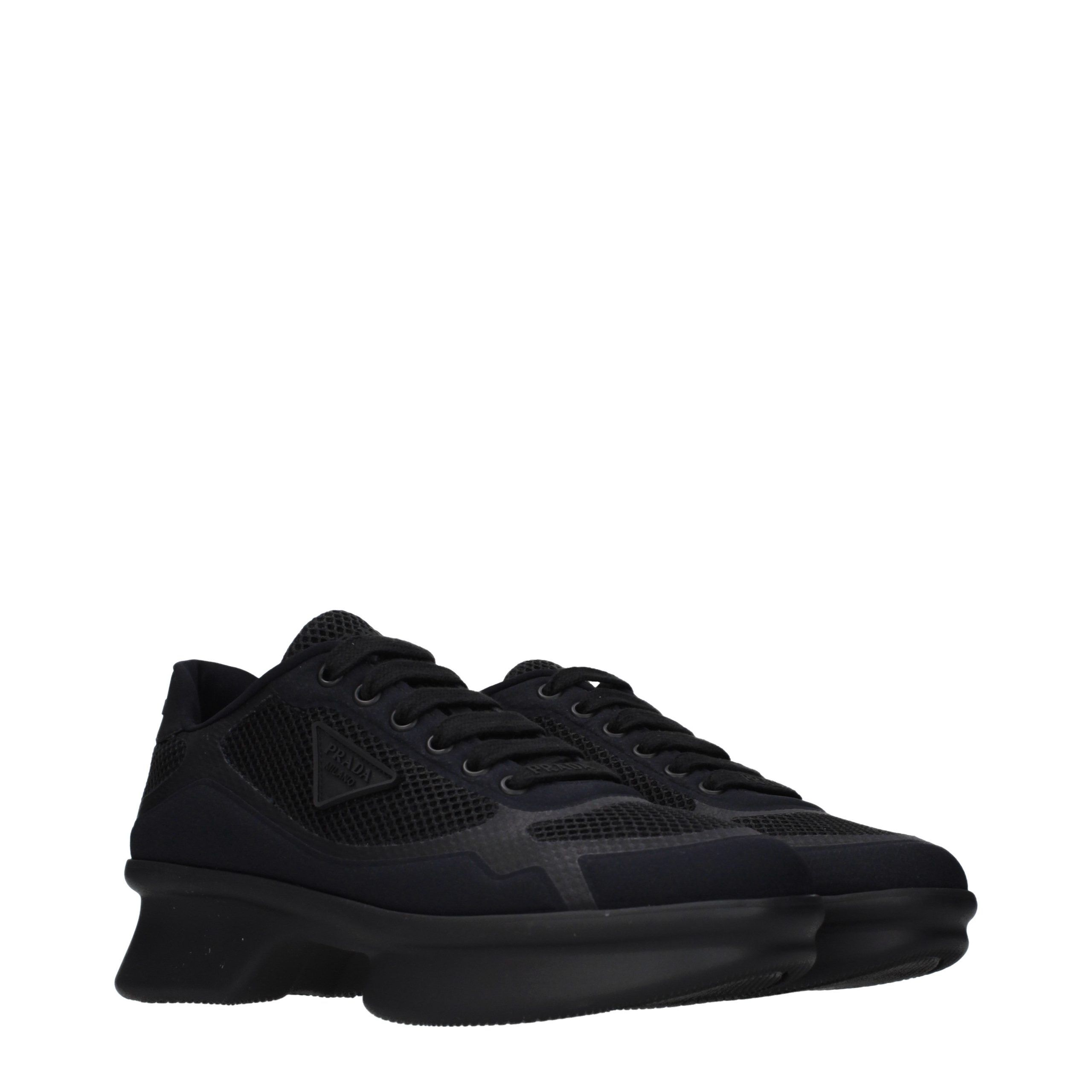 Fabric Low Top Women's Sneakers - Prada - Modalova