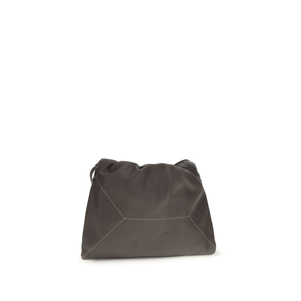 Calf Leather Bos Taurus Shoulder Women's Bag - Brunello Cucinelli - Modalova