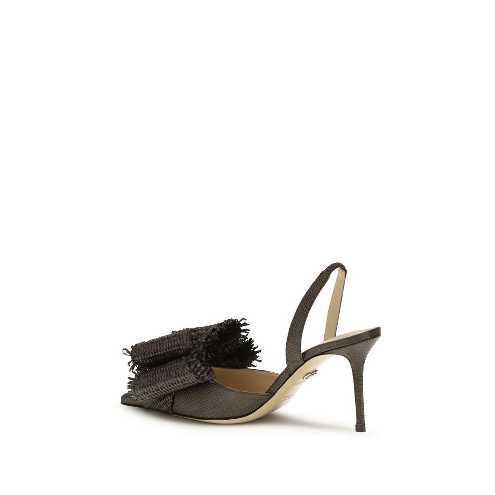 Raffia Platform Women's Pumps - MACH & MACH - Modalova