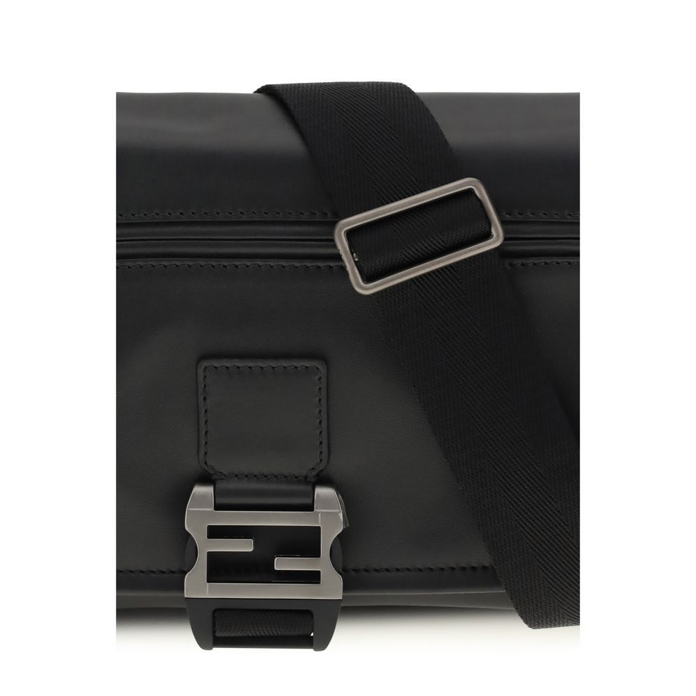 Calf Leather Bos Taurus Shoulder Men's Bag - Fendi - Modalova