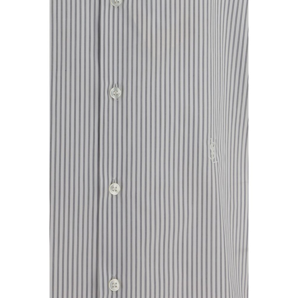 Cotton Pattern Men's Shirt - Saint Laurent - Modalova
