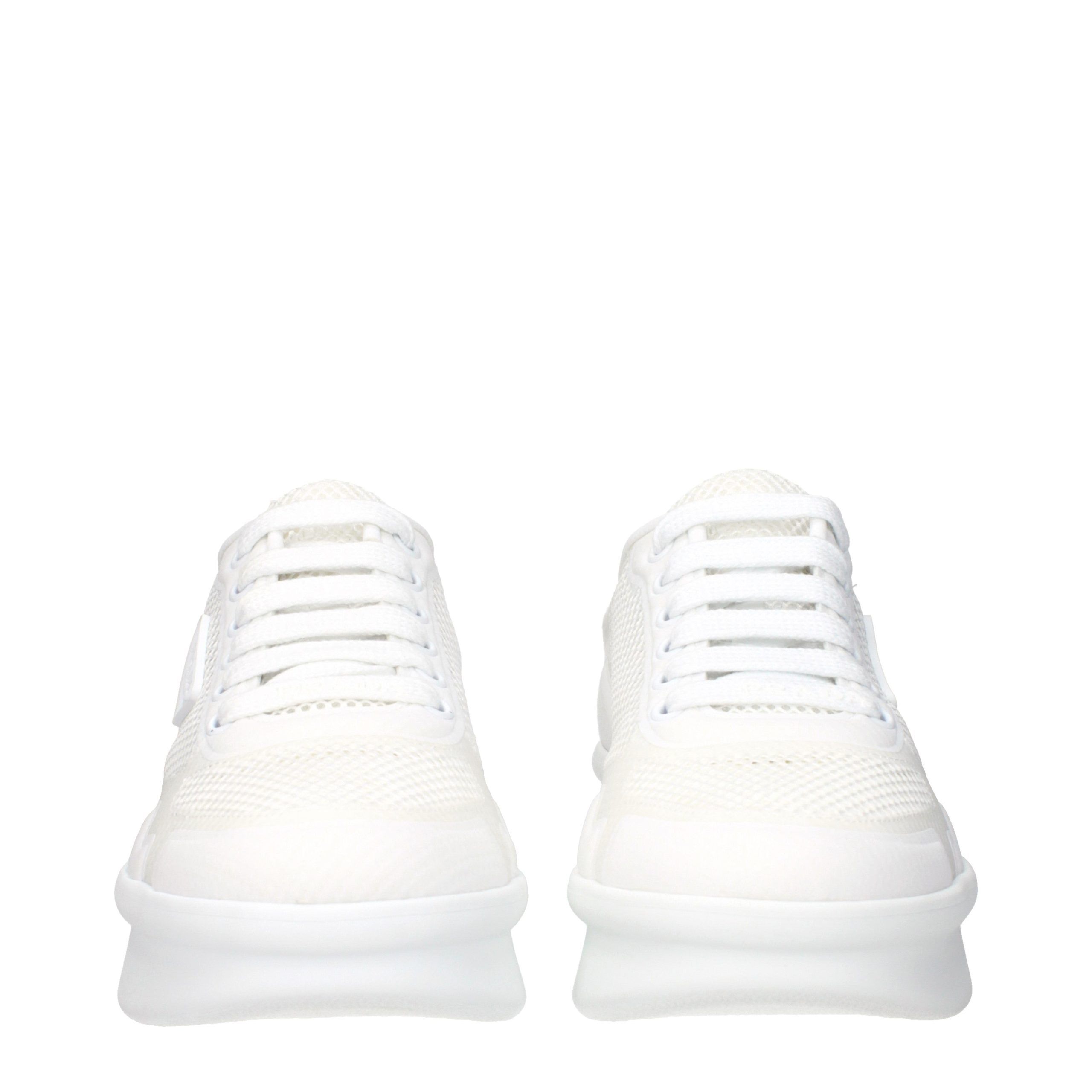 Fabric Low Top Women's Sneakers - Prada - Modalova