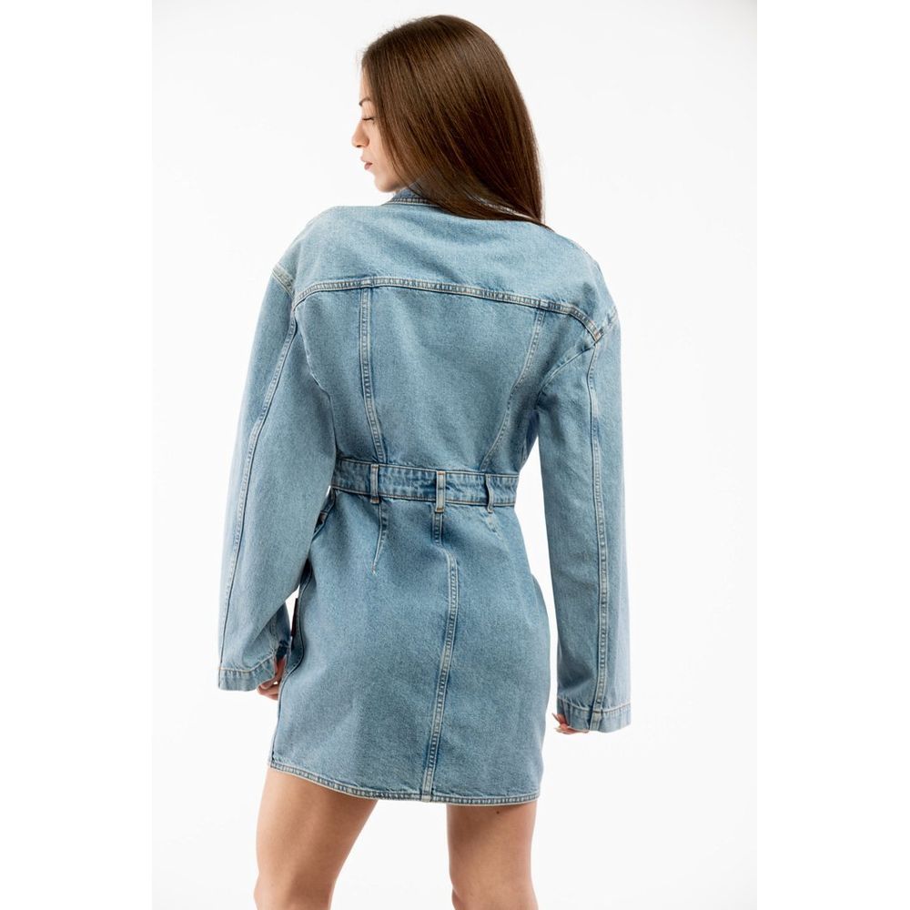 Cotton Denim Women's Jacket - Moschino - Modalova