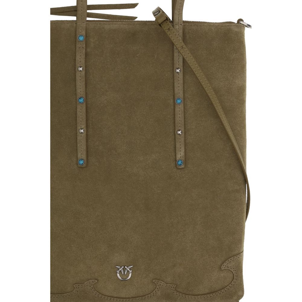 Calf Leather Bos Taurus Shoulder Women's Bag - PINKO - Modalova